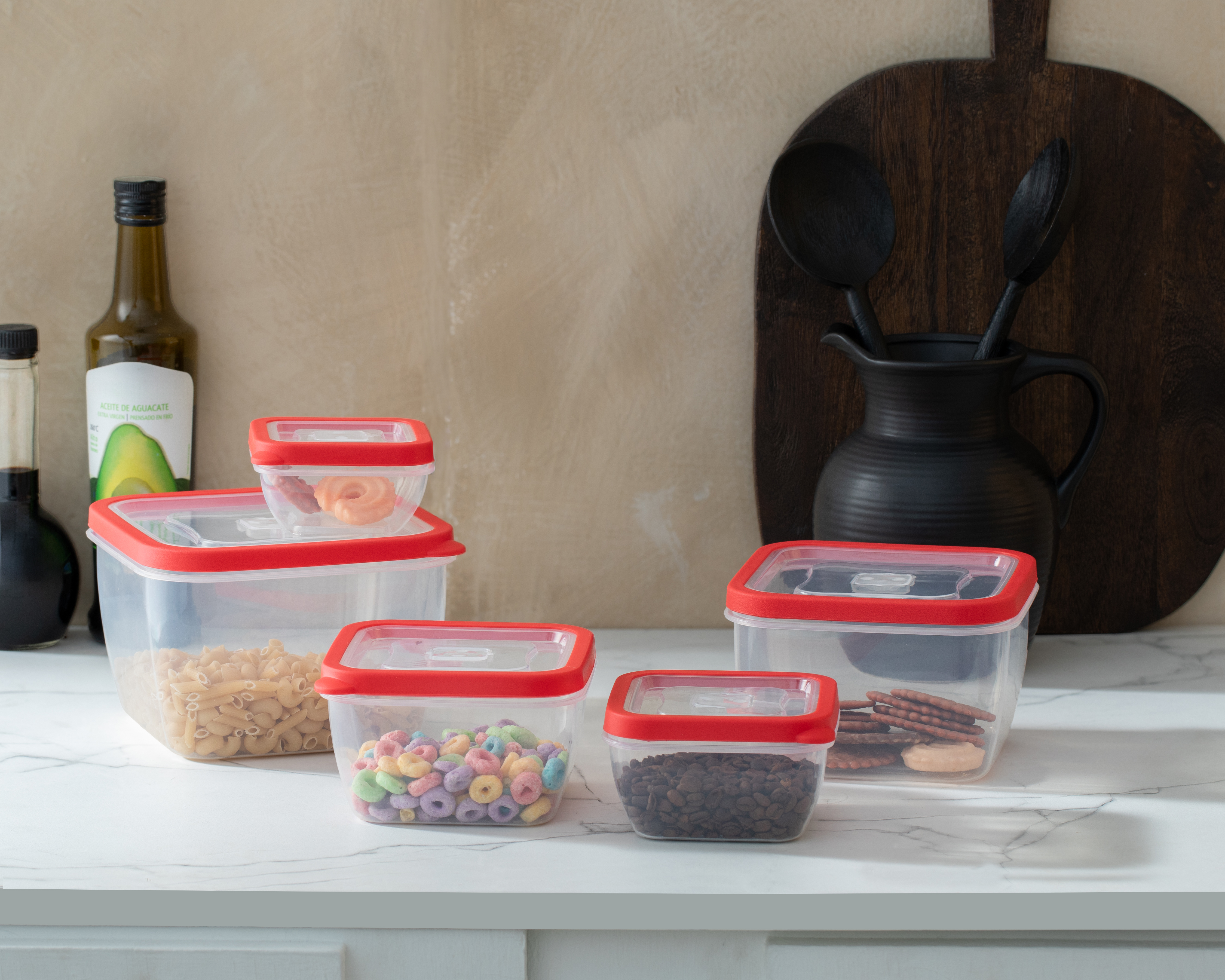 Foto 4 | Foto 4 | Contenedor de Plástico +Simple 5 Piezas