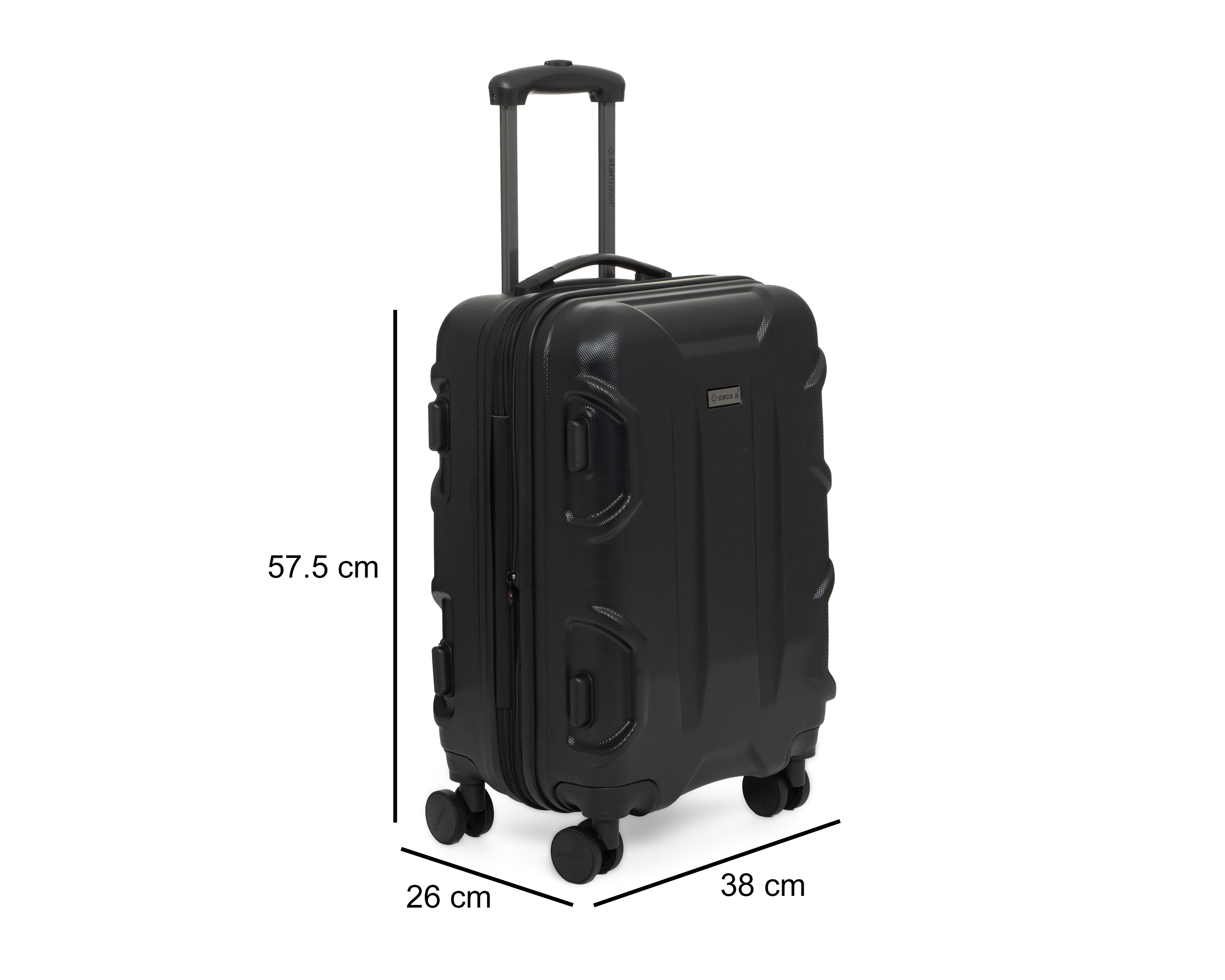 Foto 8 | Foto 8 | Maleta con Ruedas Startravel Taipei 20 Pulgadas Negra