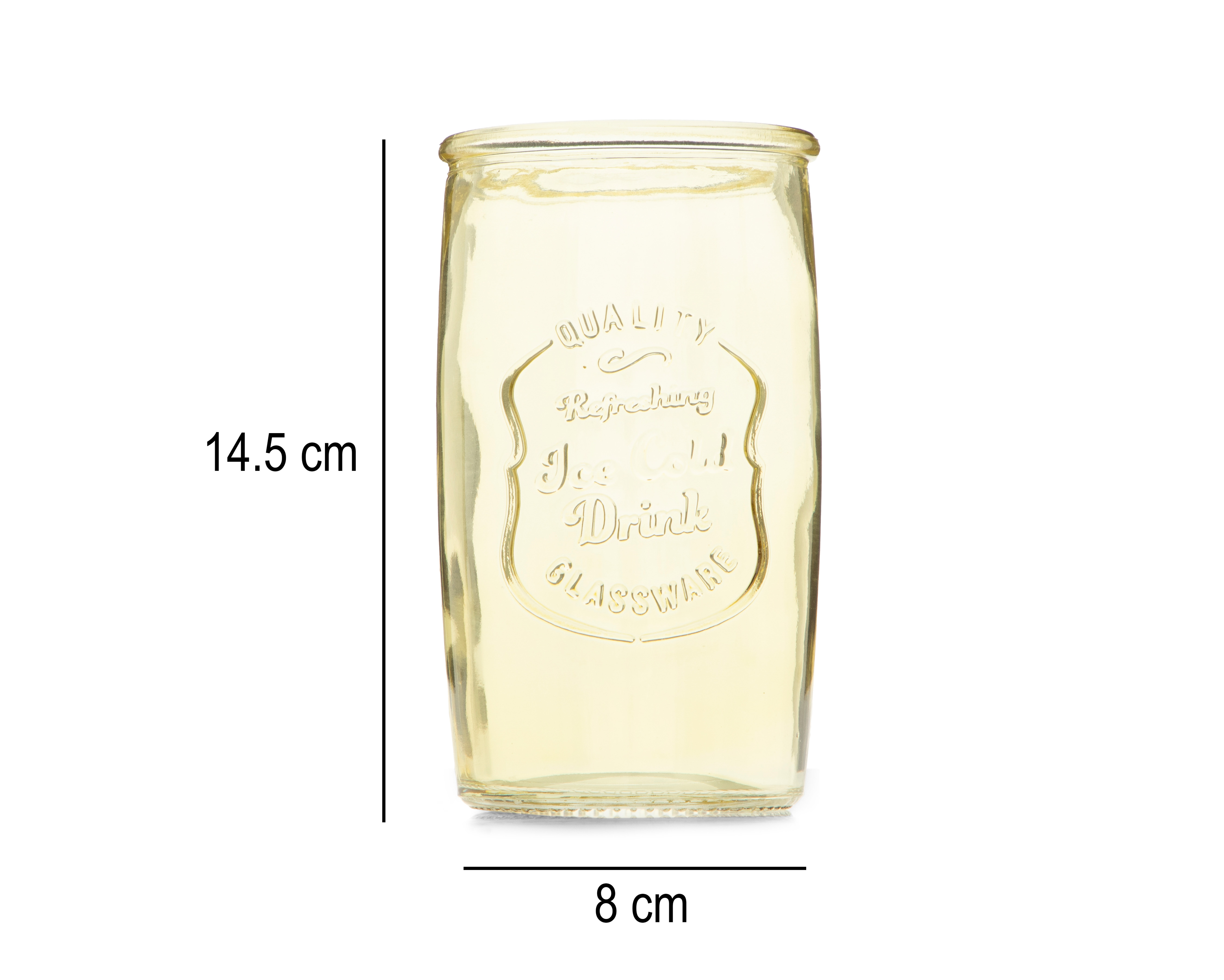 Foto 6 pulgar | Foto 5 | Vaso de Vidrio Starhaus 500 ml 4 Piezas