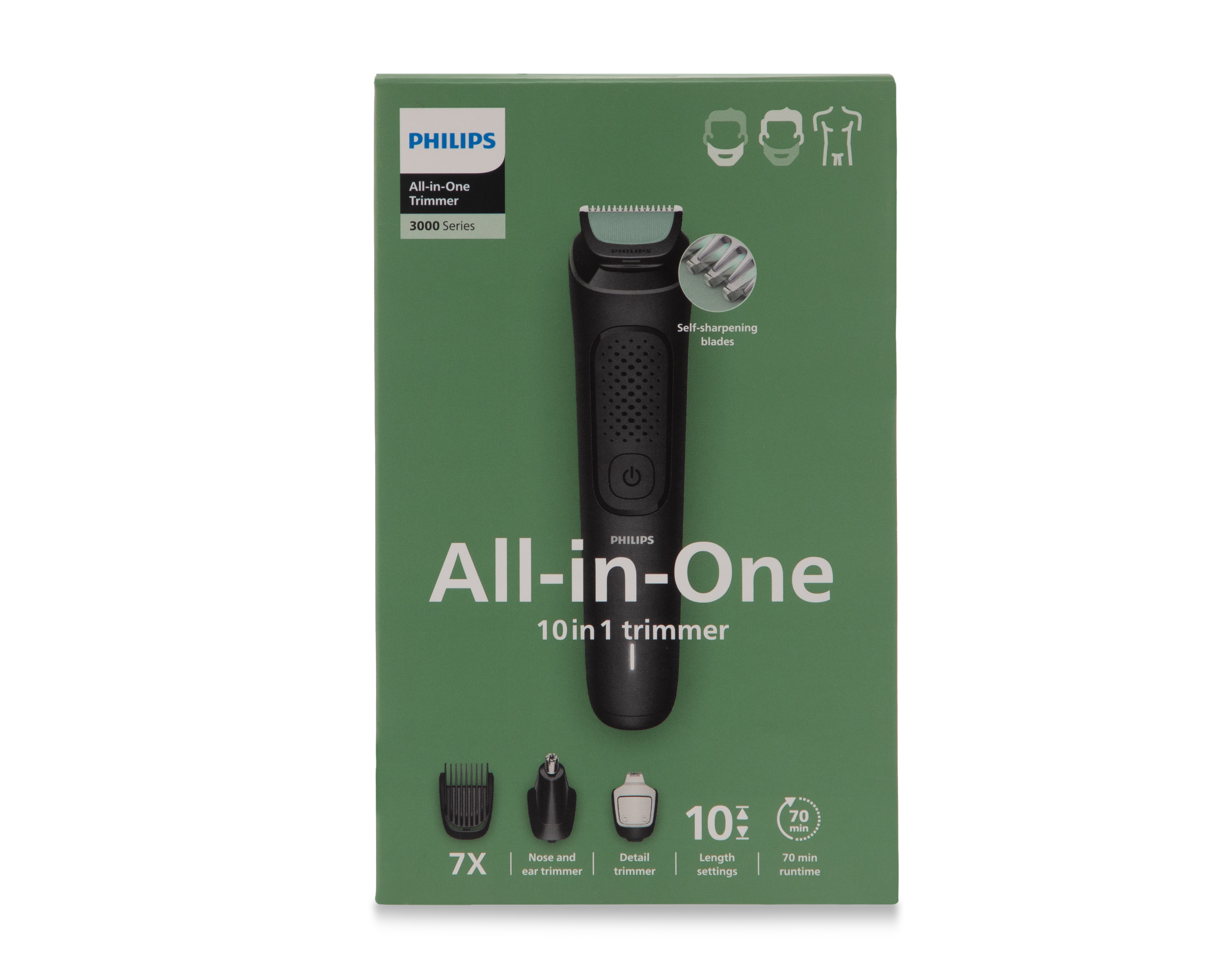 Foto 7 pulgar | Foto 6 | Recortadora Recargable Philips All In One 3000 Series Cuchillas Autoafilables 11 Piezas