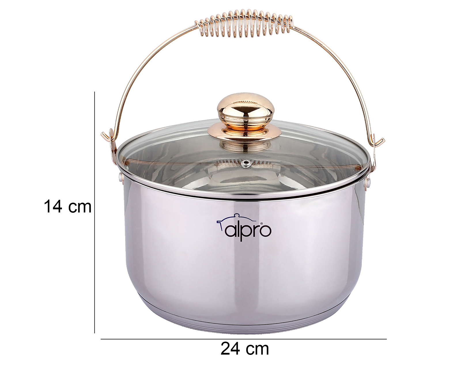 Foto 7 | Foto 7 | Olla Alpro 6.5 Litros de Acero Inoxidable