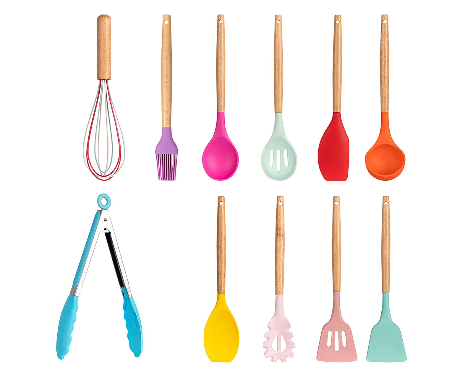 Foto 1 | Foto 1 | Juego de Utensilios de Cocina Ecko de Silicón 11 Piezas
