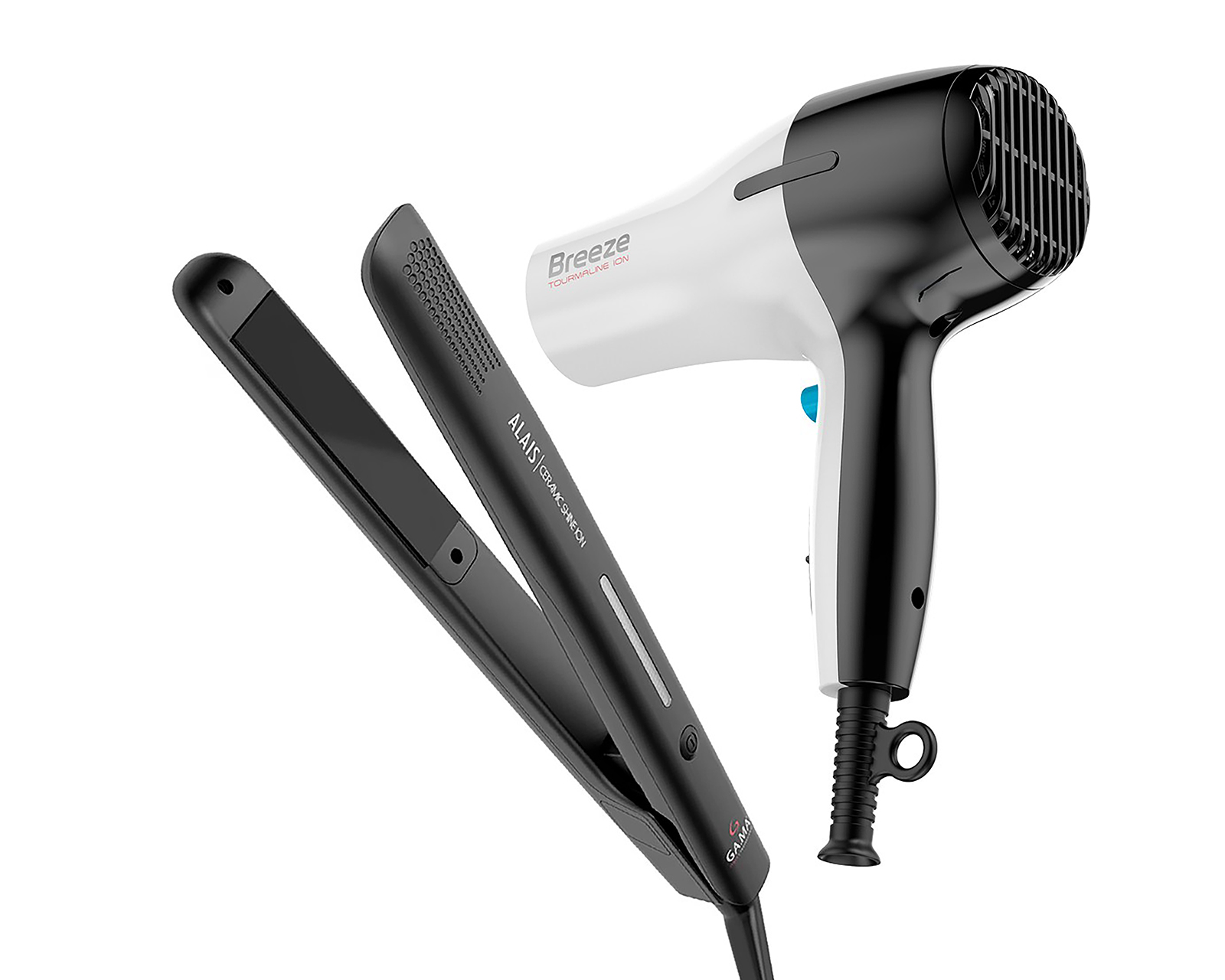 Foto 3 | Foto 3 | Combo de Plancha y Secadora para Cabello Gama Italy Alais Breeze Turmalina + Cerámica