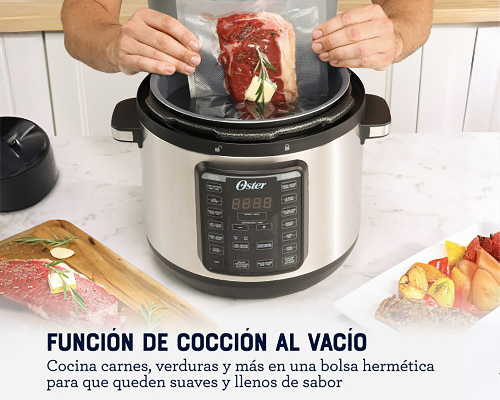 Foto 6 | Foto 6 | Multiolla Oster Turbo de 7.5 Litros 3 Accesorios