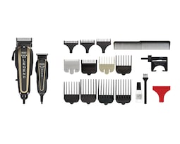 Kit de Máquina para Cortar Cabello Wahl Barber Combo Uso Profesional 18 Piezas
