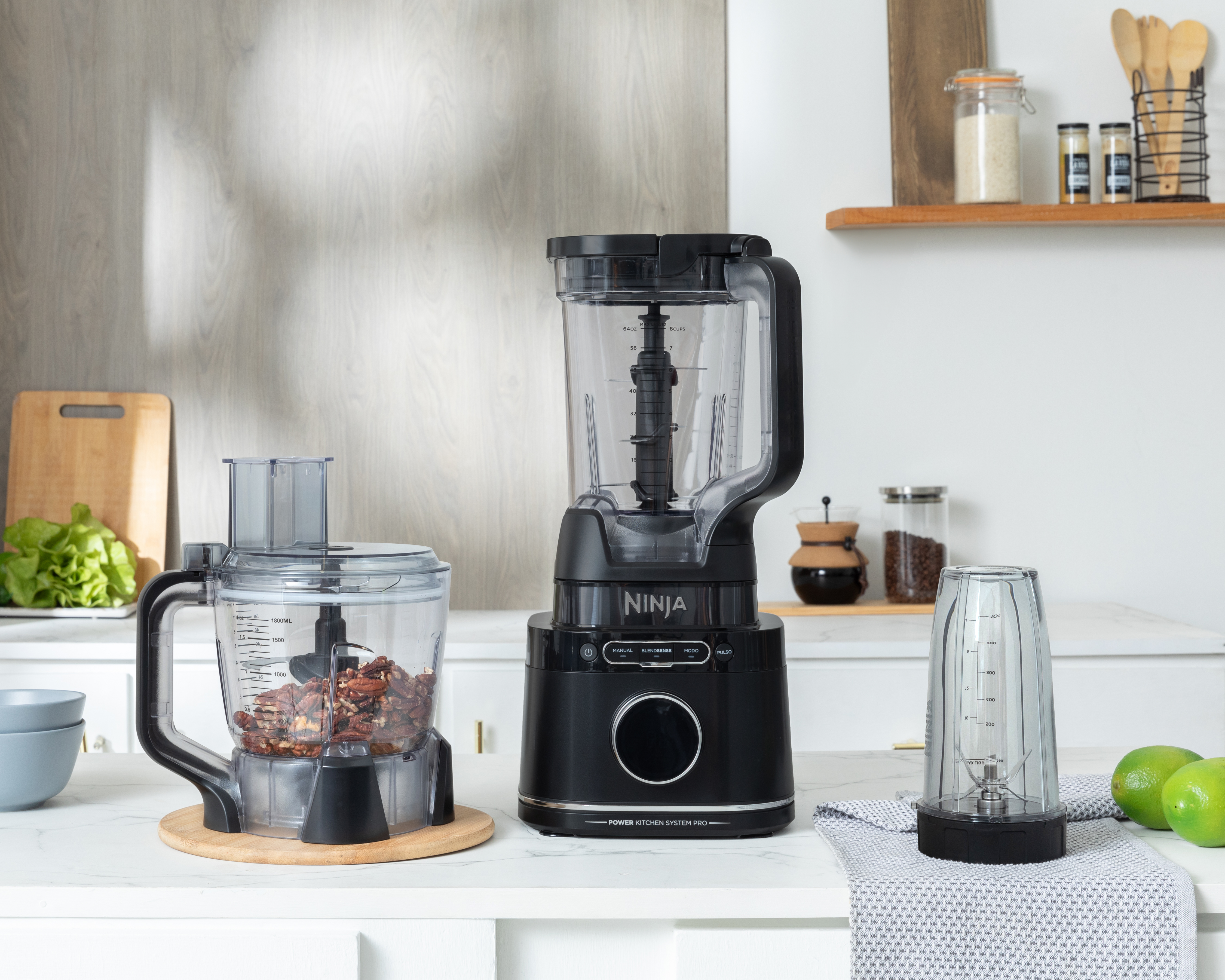 Licuadora Ninja Detect BlendSense 10 Velocidades Vaso de Tritán con Accesorios