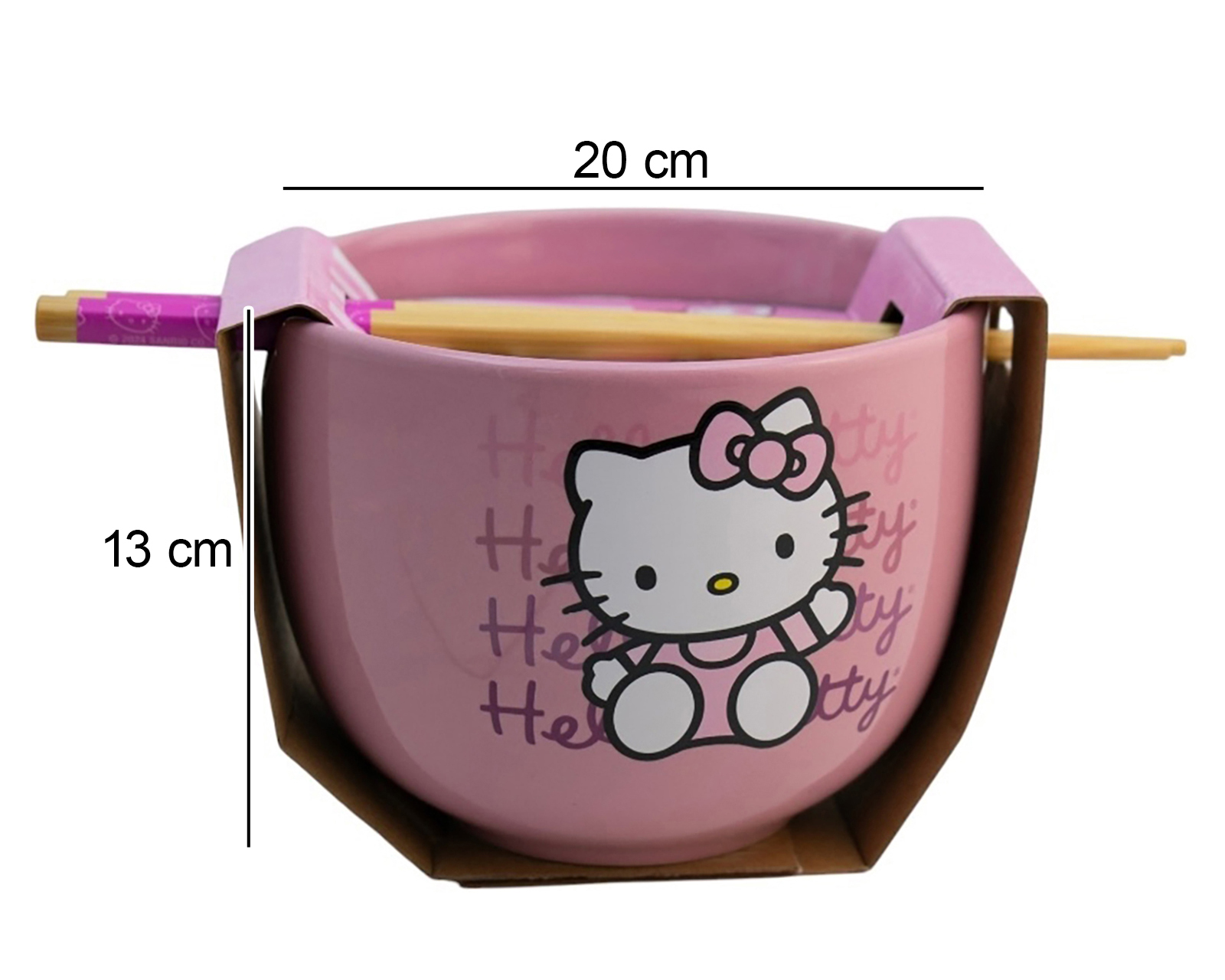 Foto 4 | Foto 4 | Bowl Fun Kids Hello Kitty 591 ml con Palillos