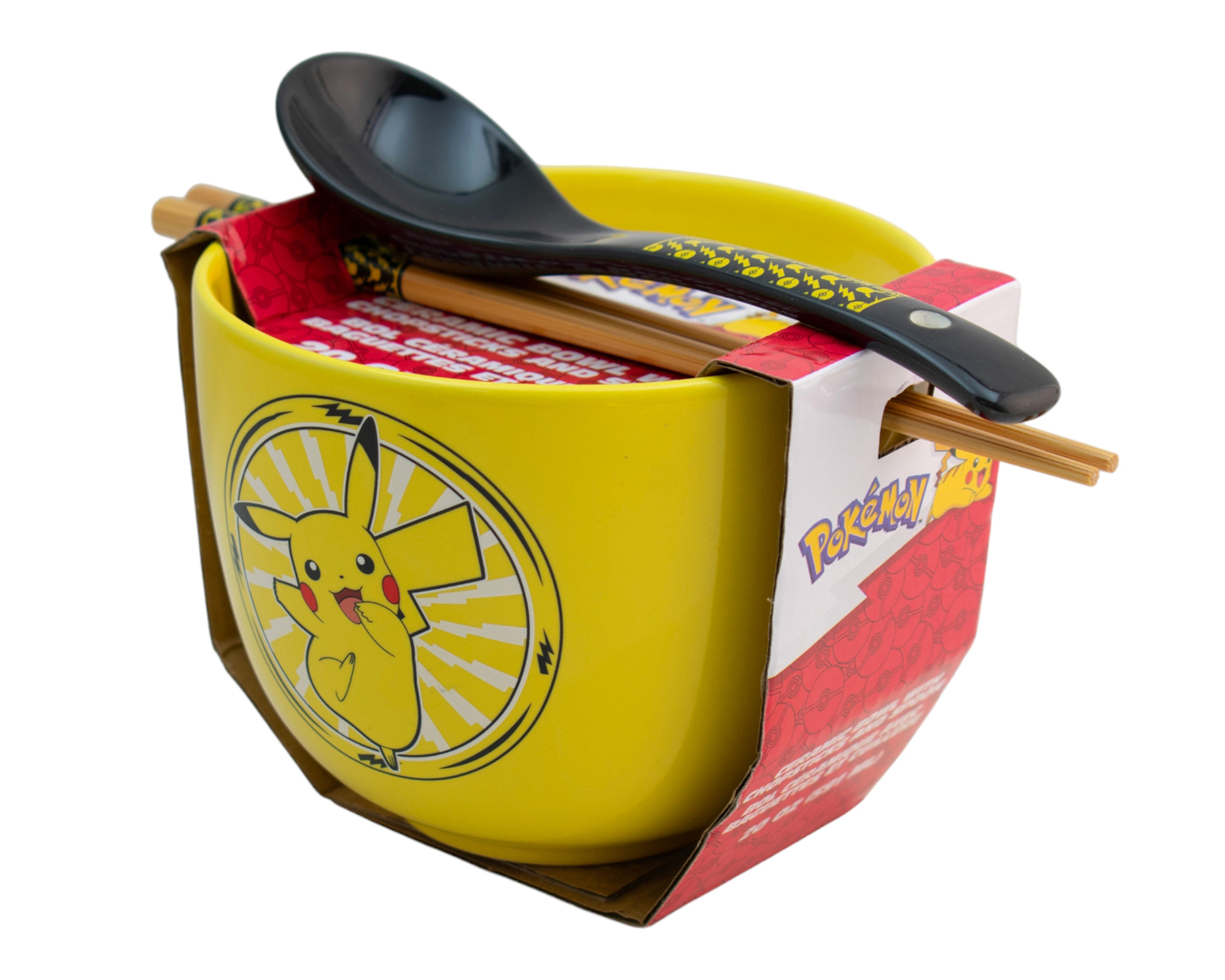 Foto 4 | Foto 4 | Bowl Fun Kids Pikachu 592 ml con Palillos