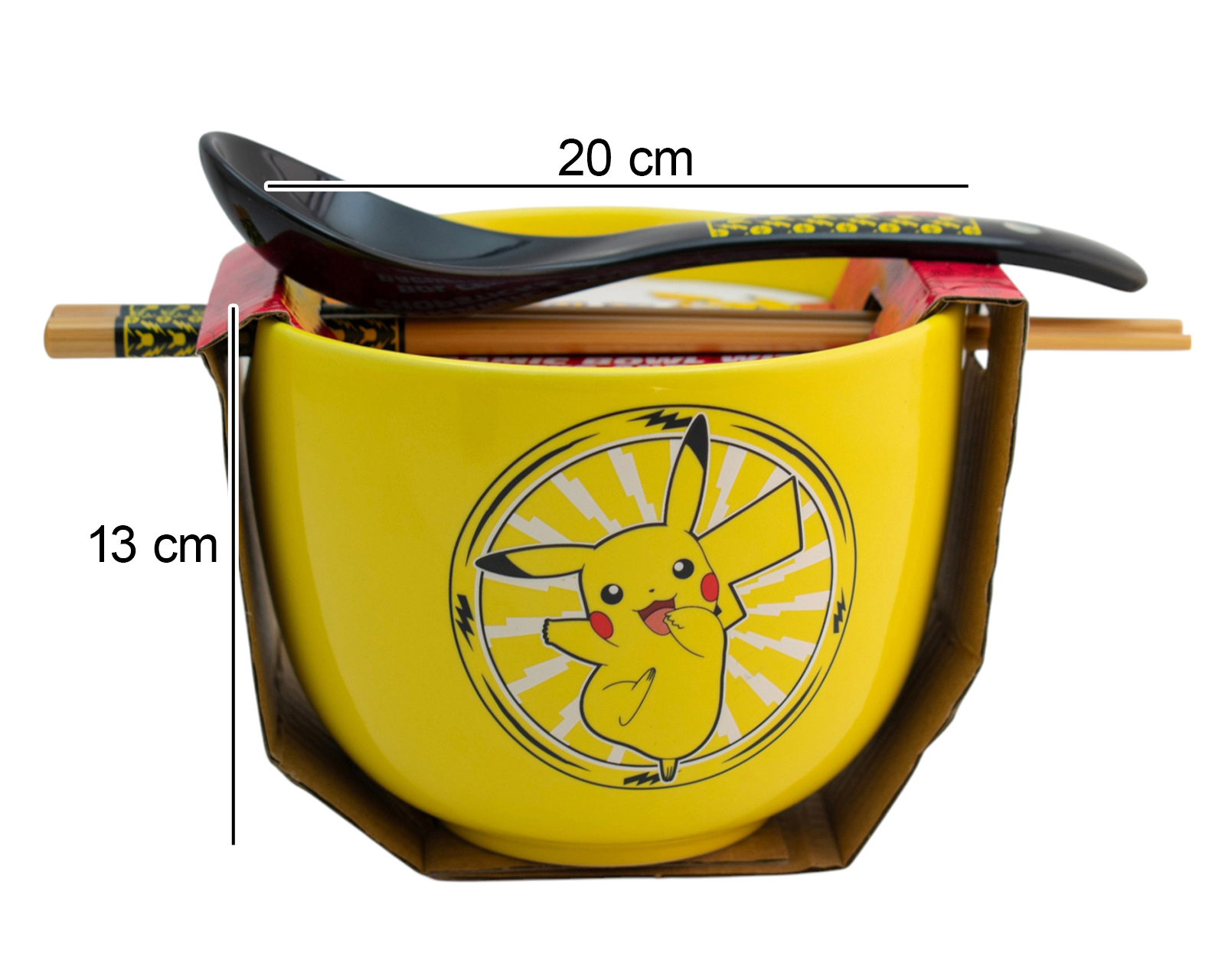 Foto 5 | Foto 5 | Bowl Fun Kids Pikachu 592 ml con Palillos