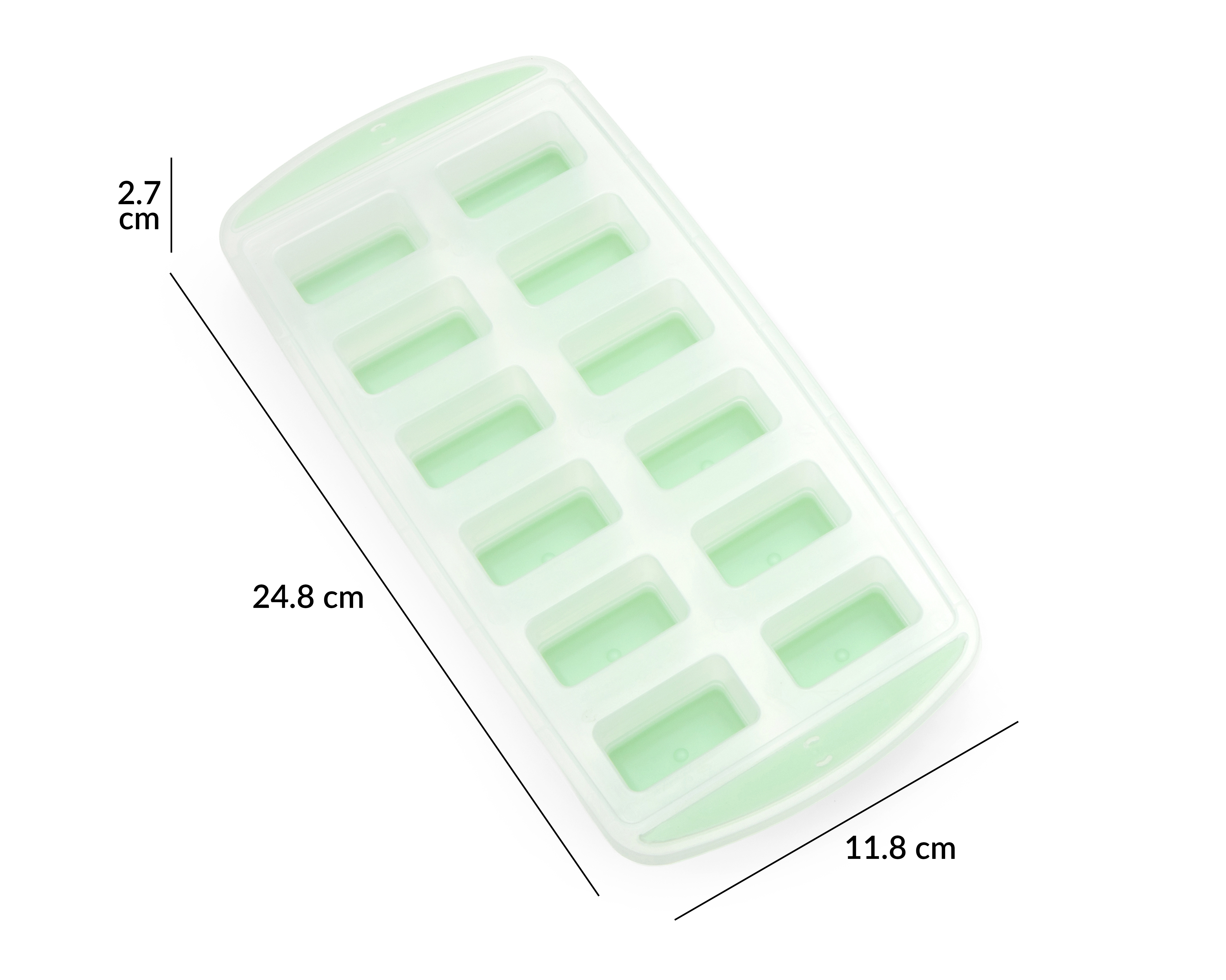 Foto 4 | Foto 5 | Juego de Moldes para Hielo Record de Plástico 3 Piezas