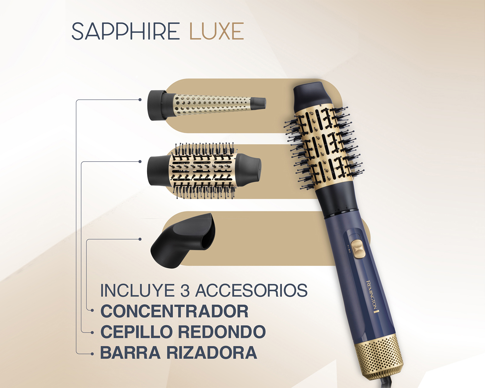 Foto 8 | Foto 8 | Cepillo de Aire Remington Sapphire Luxe con Accesorios