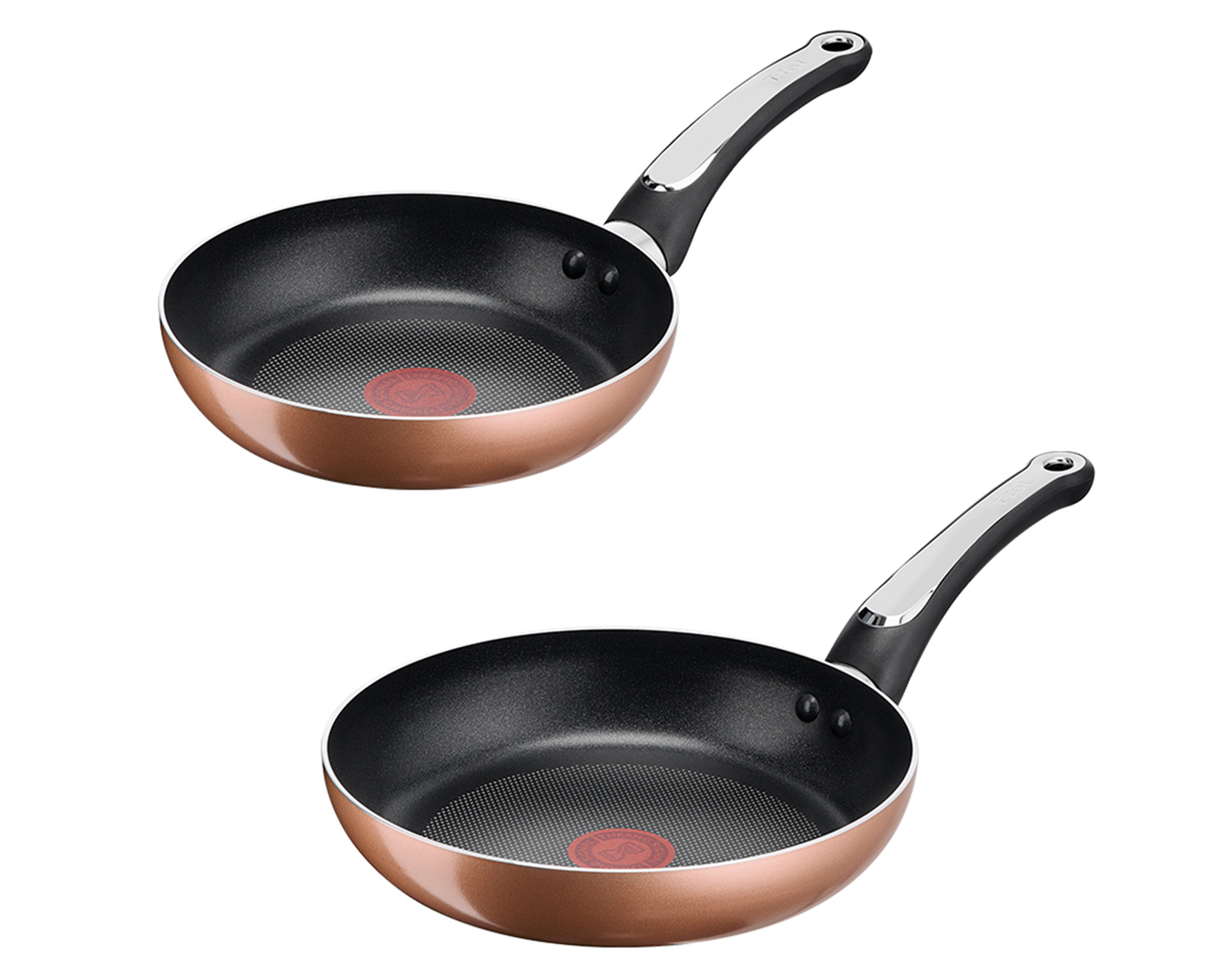 Juego de Sartenes T-Fal Character de Aluminio 2 Piezas