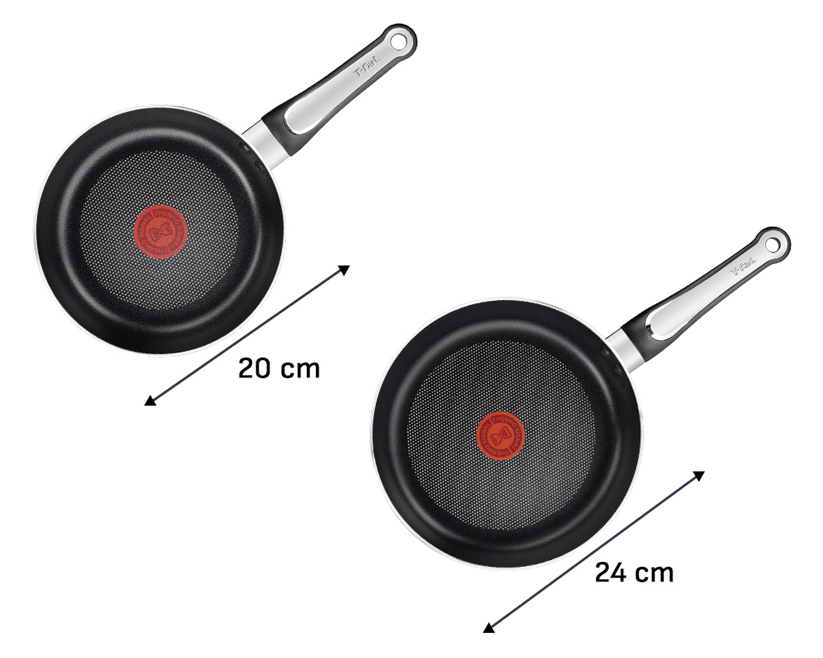 Foto 7 pulgar | Foto 6 | Juego de Sartenes T-Fal Character de Aluminio 2 Piezas