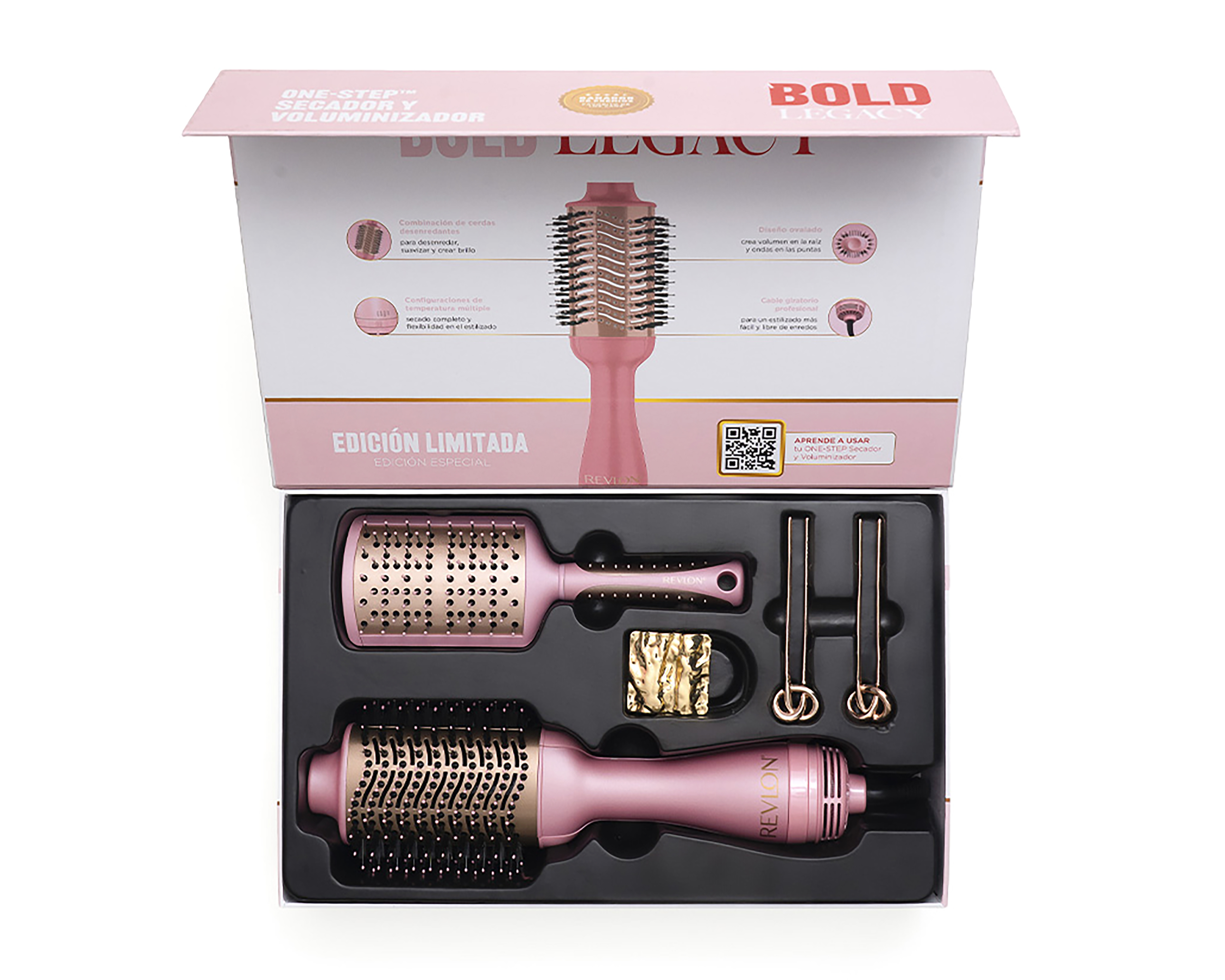 Foto 5 pulgar | Foto 4 | Cepillo Secador Revlon One Step con Accesorios