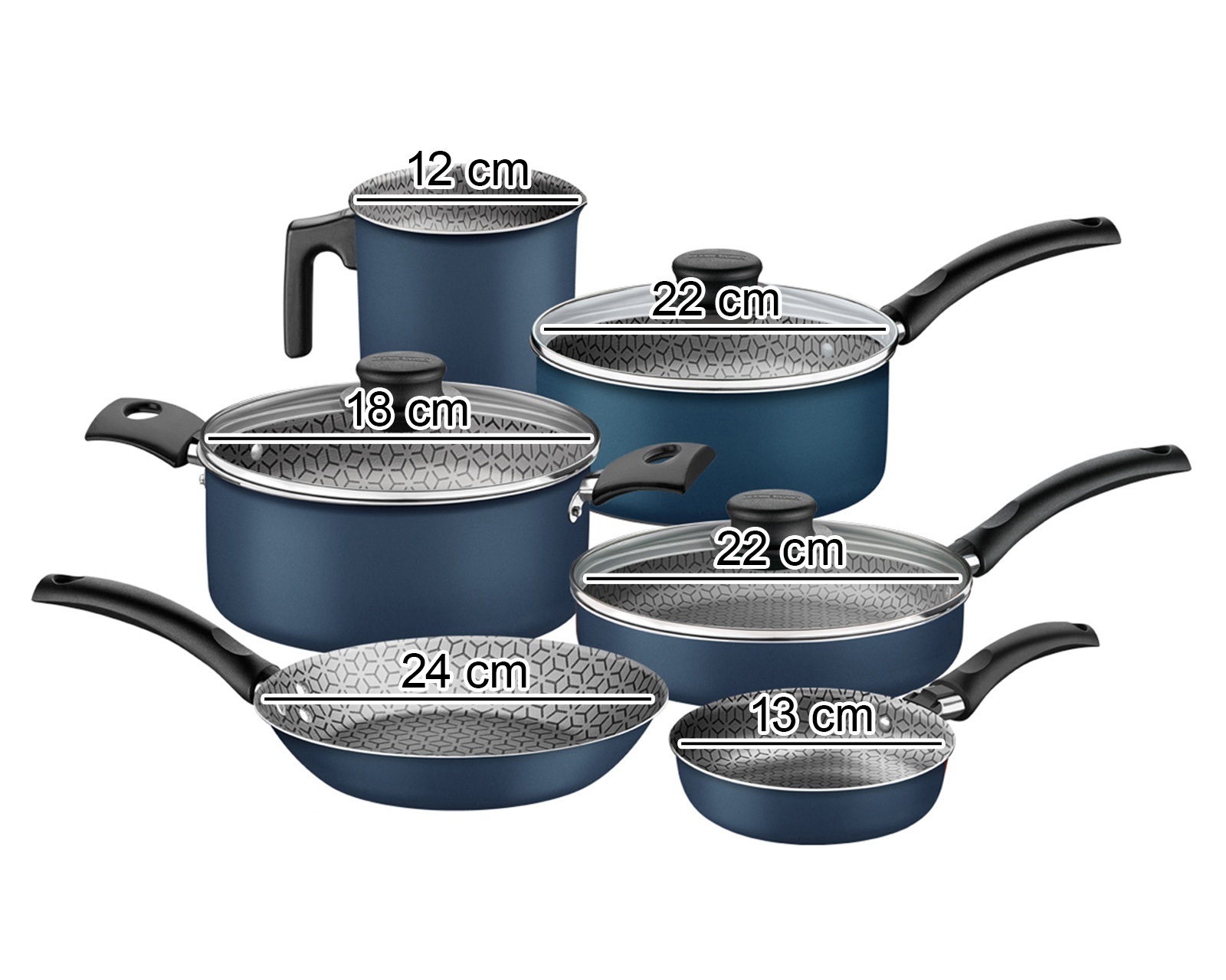 Foto 9 pulgar | Foto 8 | Batería de Cocina Tramontina Turim de Aluminio 16 Piezas