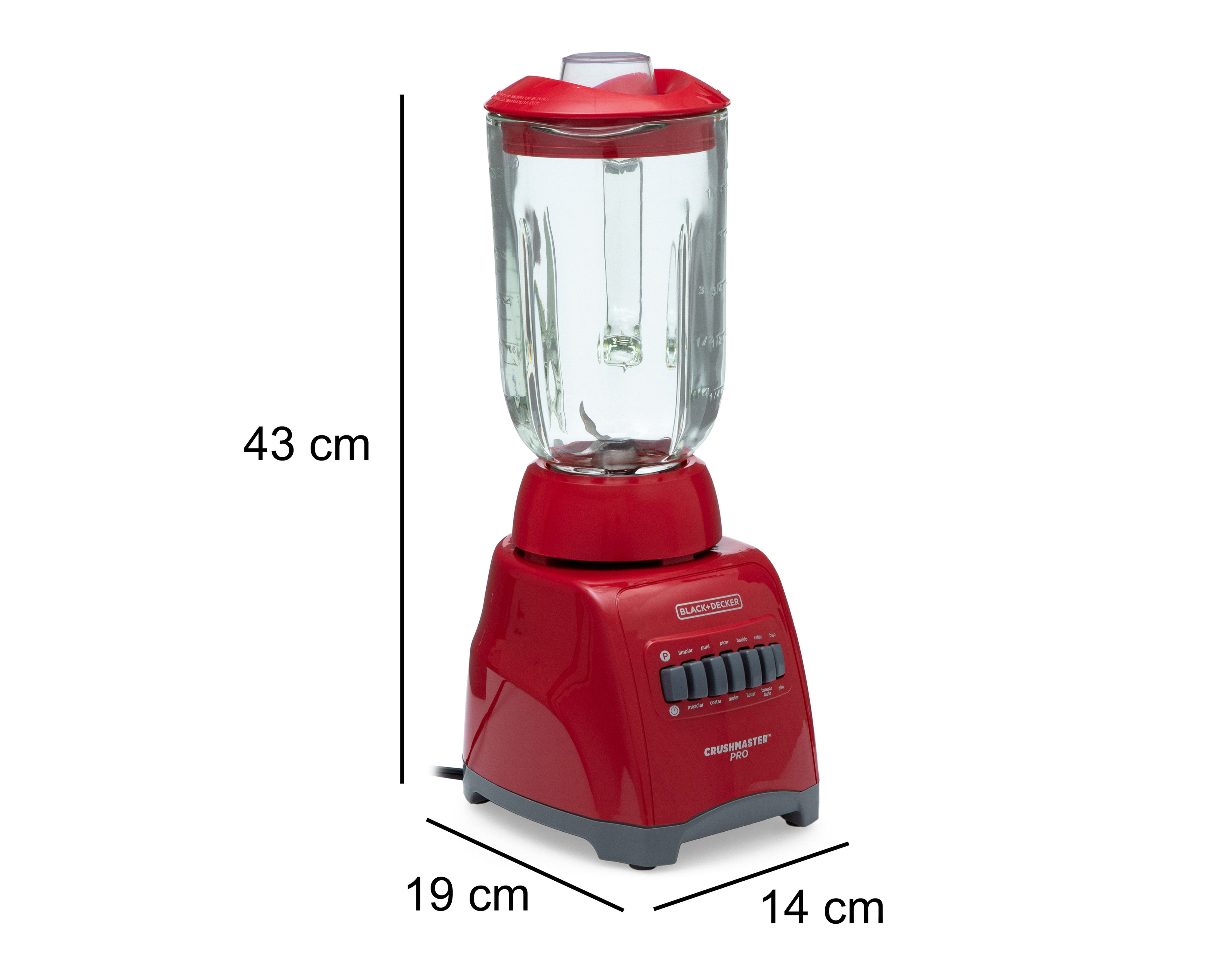 Foto 7 | Foto 7 | Licuadora Black+Decker CrushMaster Pro de 10 Velocidades con Vaso de Vidrio