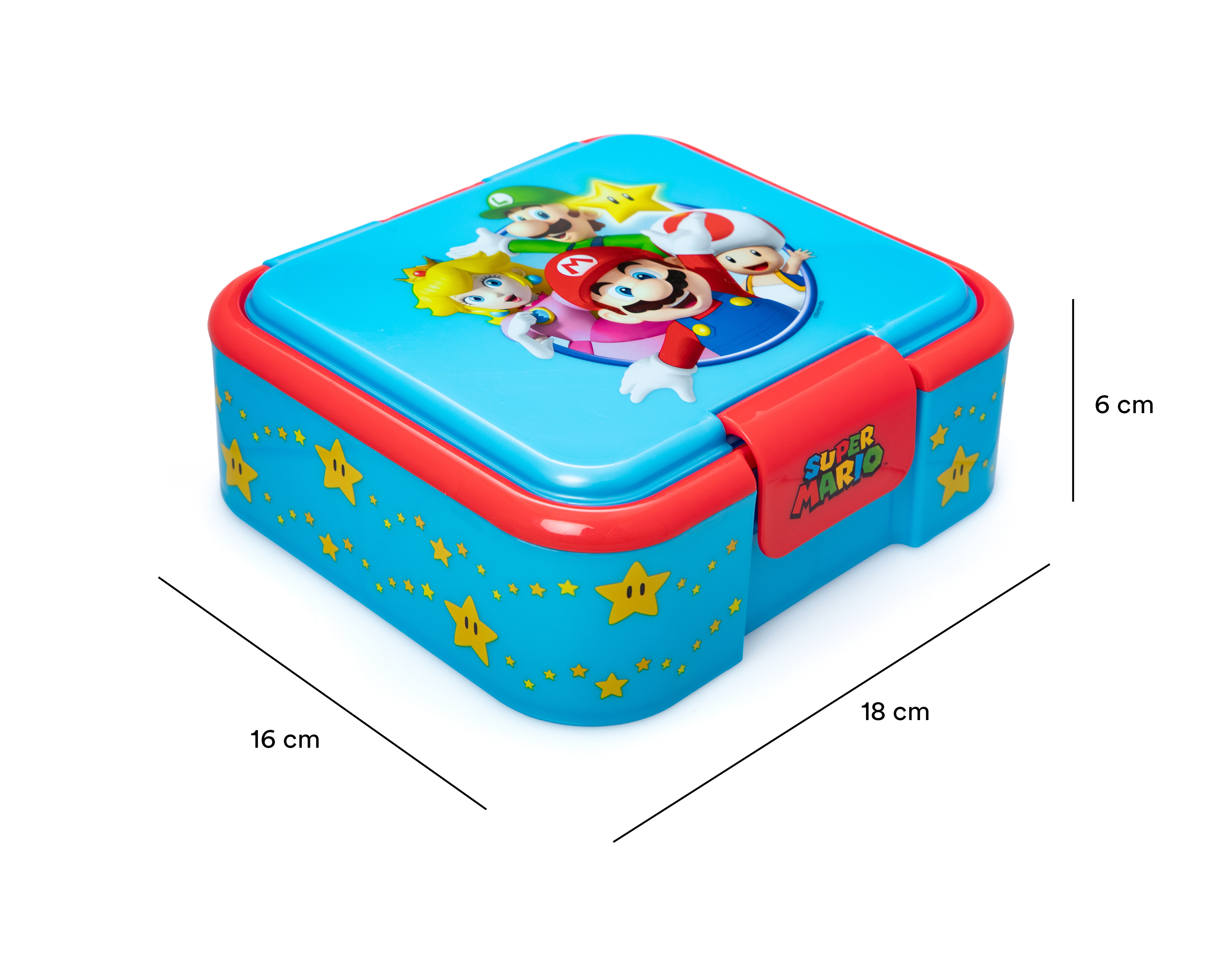 Foto 6 | Foto 6 | Lonchera Nintendo Mario Bros Rígida con Compartimentos
