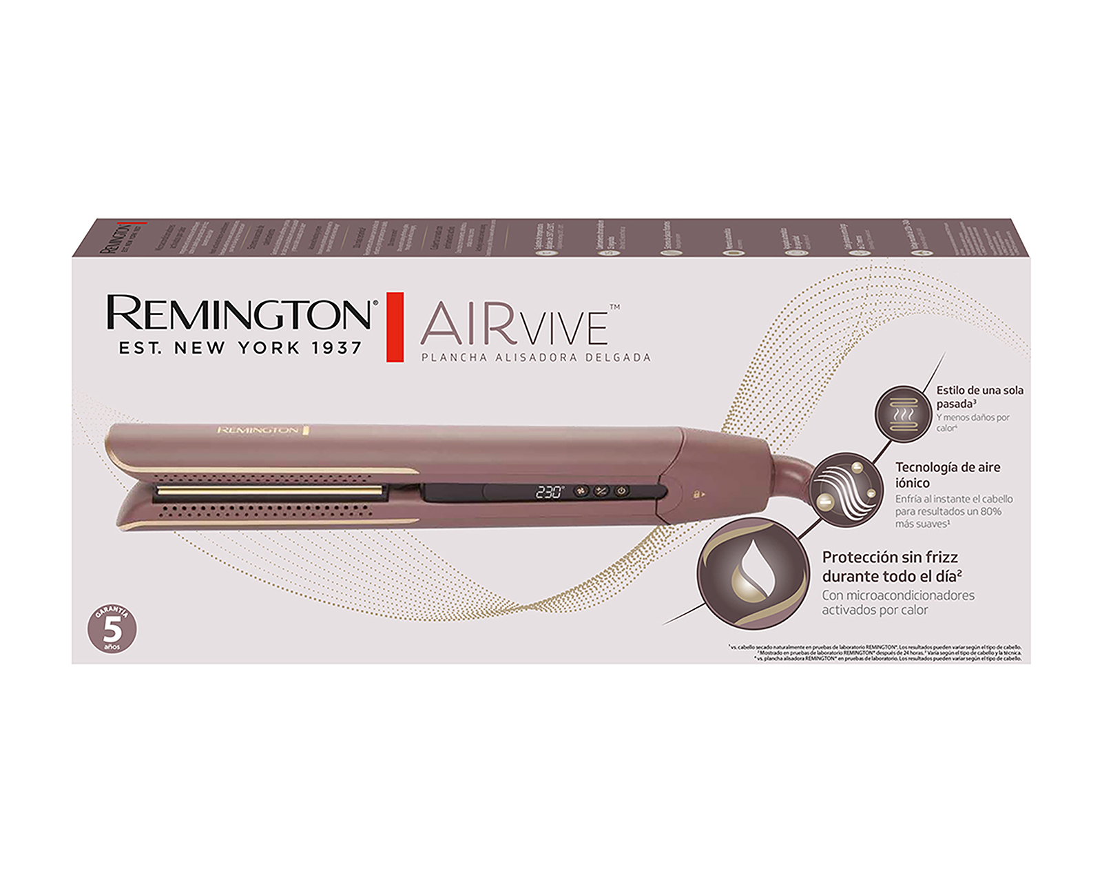 Foto 8 pulgar | Foto 7 | Plancha para Cabello Remington Airvive Aire Iónico