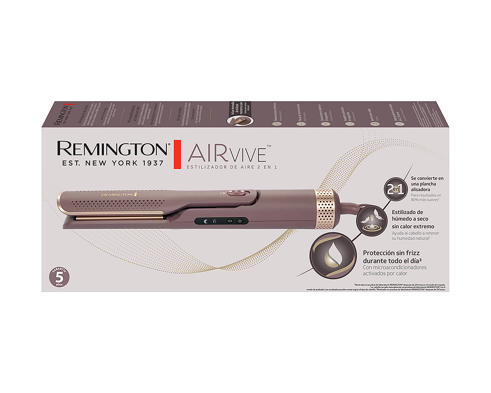 Foto 6 | Foto 6 | Rizador de Cabello Giratorio Remington AIRvive Anti Frizz