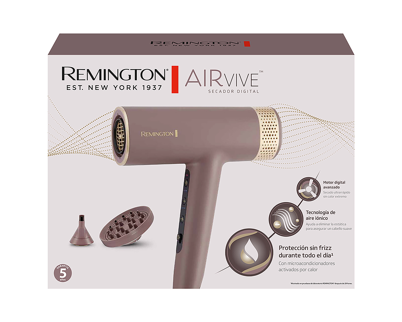 Foto 7 pulgar | Foto 6 | Secadora de Cabello Remington Airvive Aire Iónico