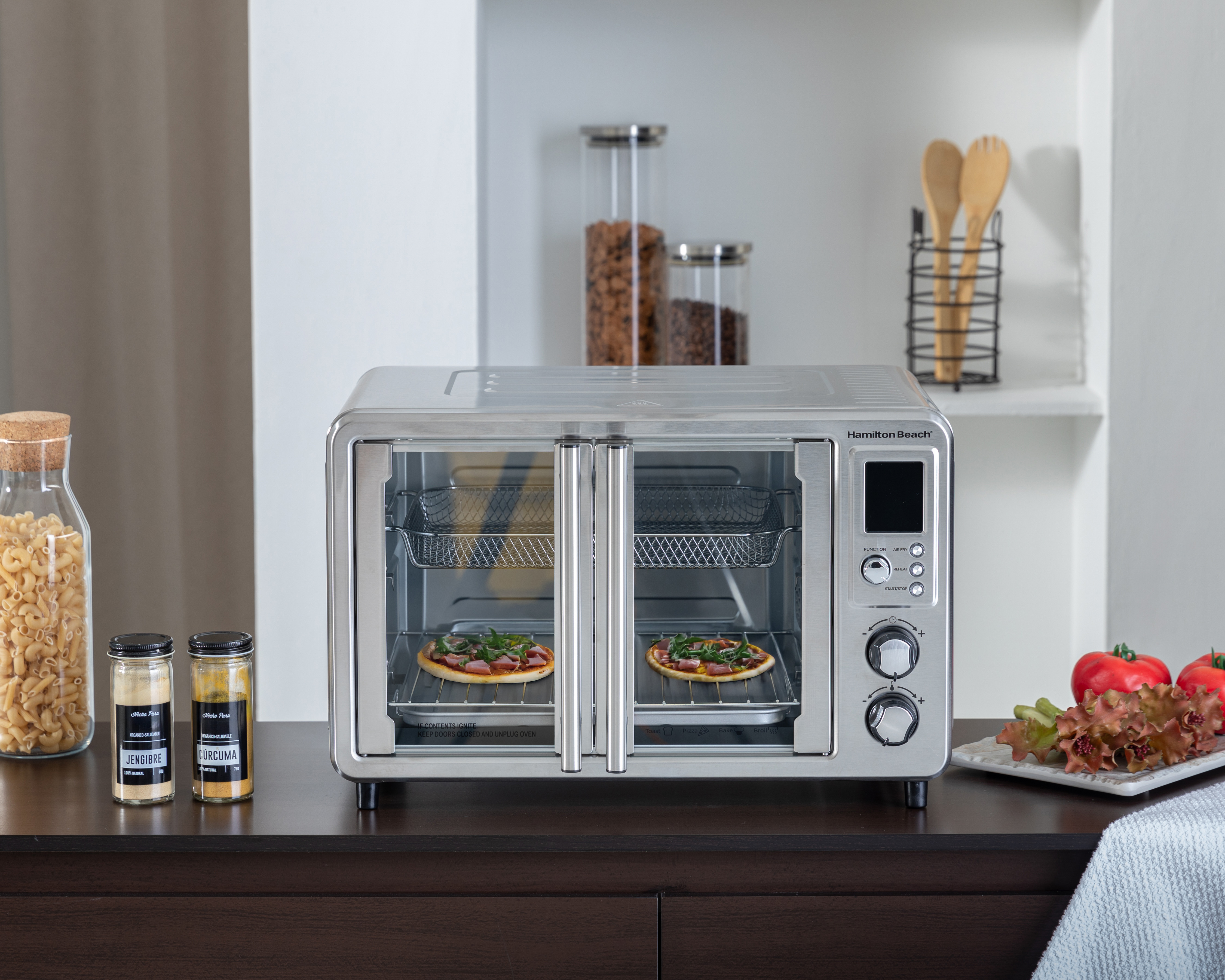 Foto 2 pulgar | Foto 1 | Horno Freidora de Aire Digital Hamilton Beach Sure-Crisp XL 6 en 1