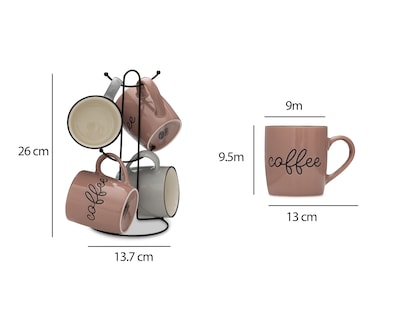 Foto 5 | Foto 5 | Juego de Tazas de Porcelana Fun Kids 5 Piezas