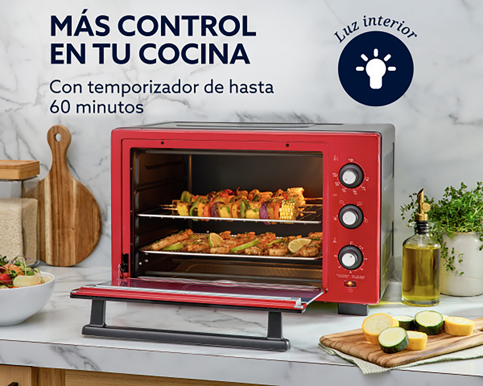 Foto 6 pulgar | Foto 5 | Horno Eléctrico Oster 30 Litros 3 Accesorios