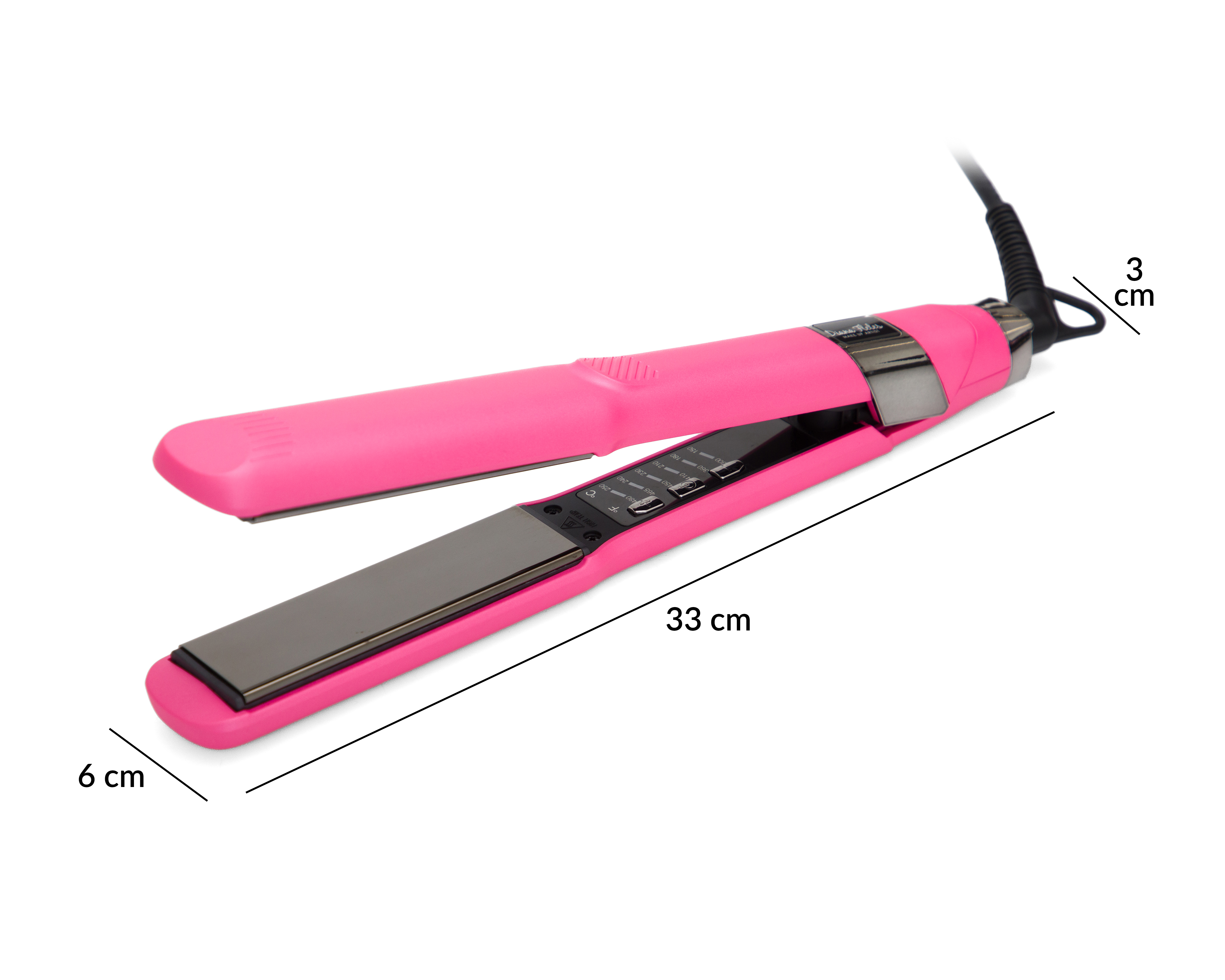 Foto 7 pulgar | Foto 6 | Plancha para Cabello Diana Fletes Straightener Rosa