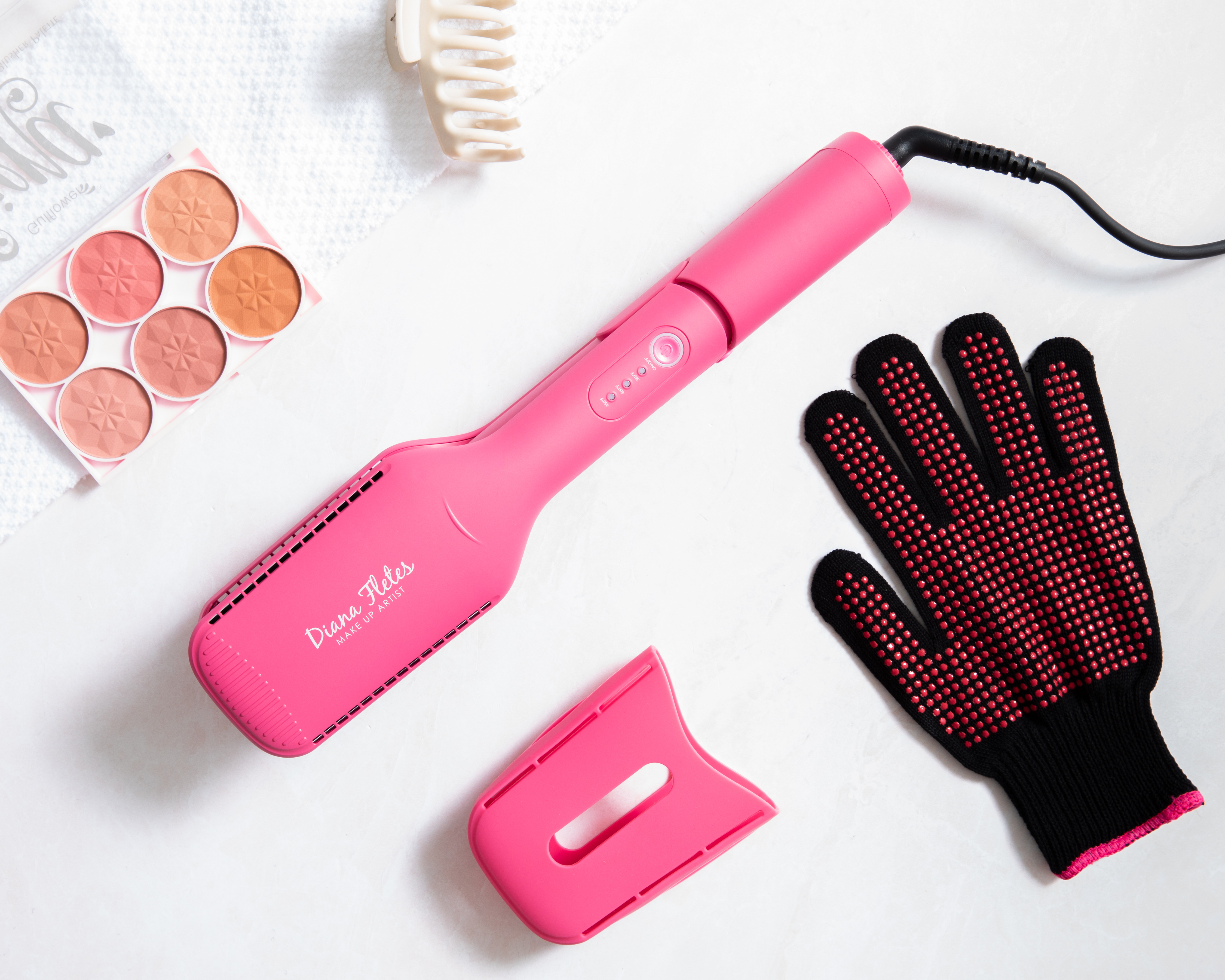 Foto 6 pulgar | Foto 5 | Plancha para Cabello Diana Fletes Hair Straightener Dryer 2 en 1