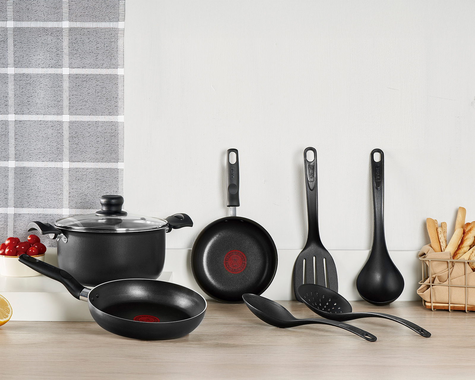 Foto 2 | Foto 2 | Batería de Cocina T-Fal Vital de Aluminio 8 Piezas