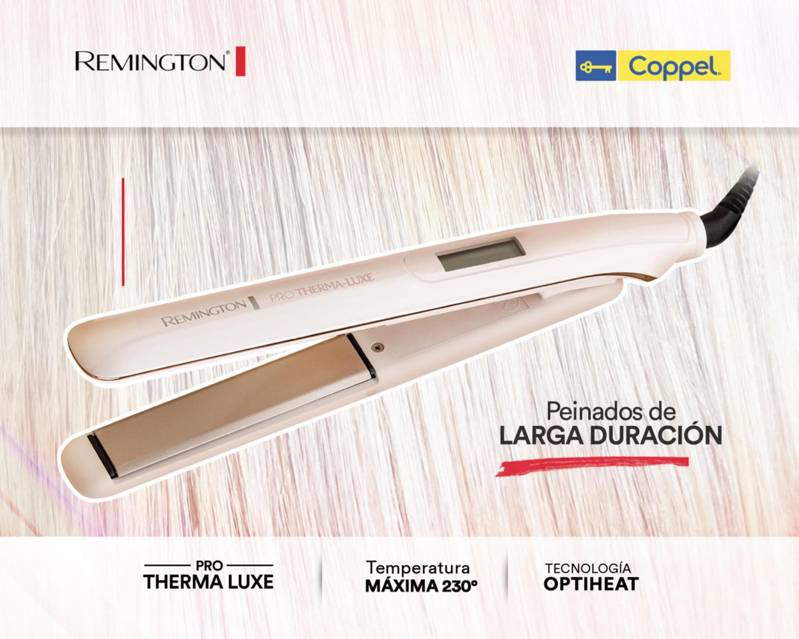Alaciadora Remington Cerámica Pro Therma Luxe