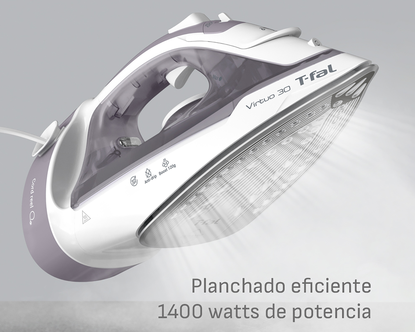 Foto 3 pulgar | Foto 2 | Plancha T-Fal Virtuo 30 de Cerámica XL