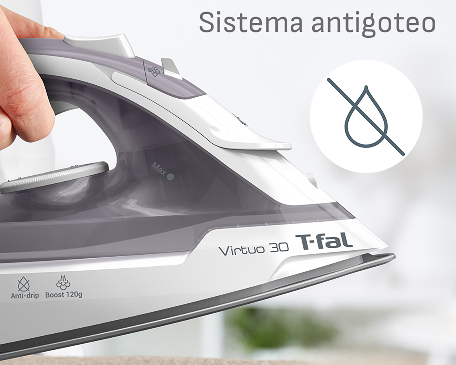 Foto 4 pulgar | Foto 3 | Plancha T-Fal Virtuo 30 de Cerámica XL