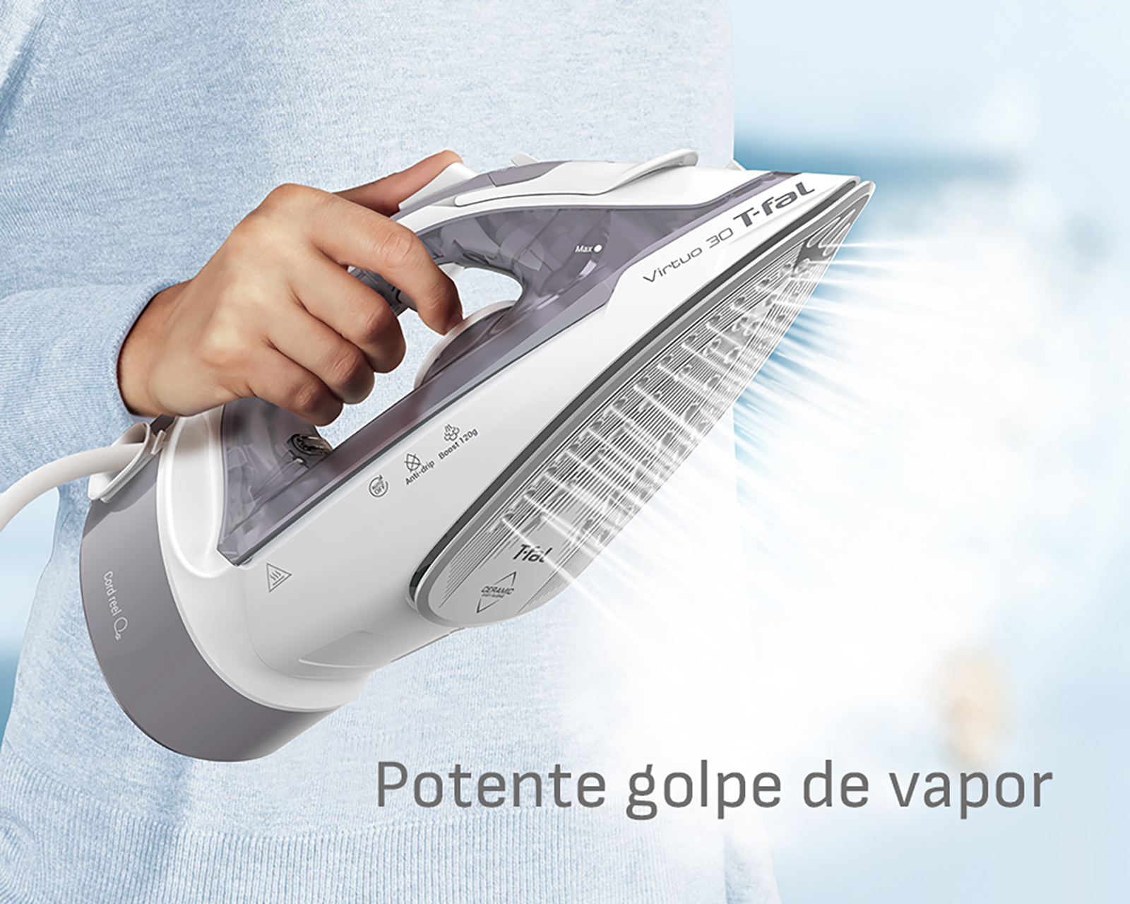 Foto 5 pulgar | Foto 4 | Plancha T-Fal Virtuo 30 de Cerámica XL