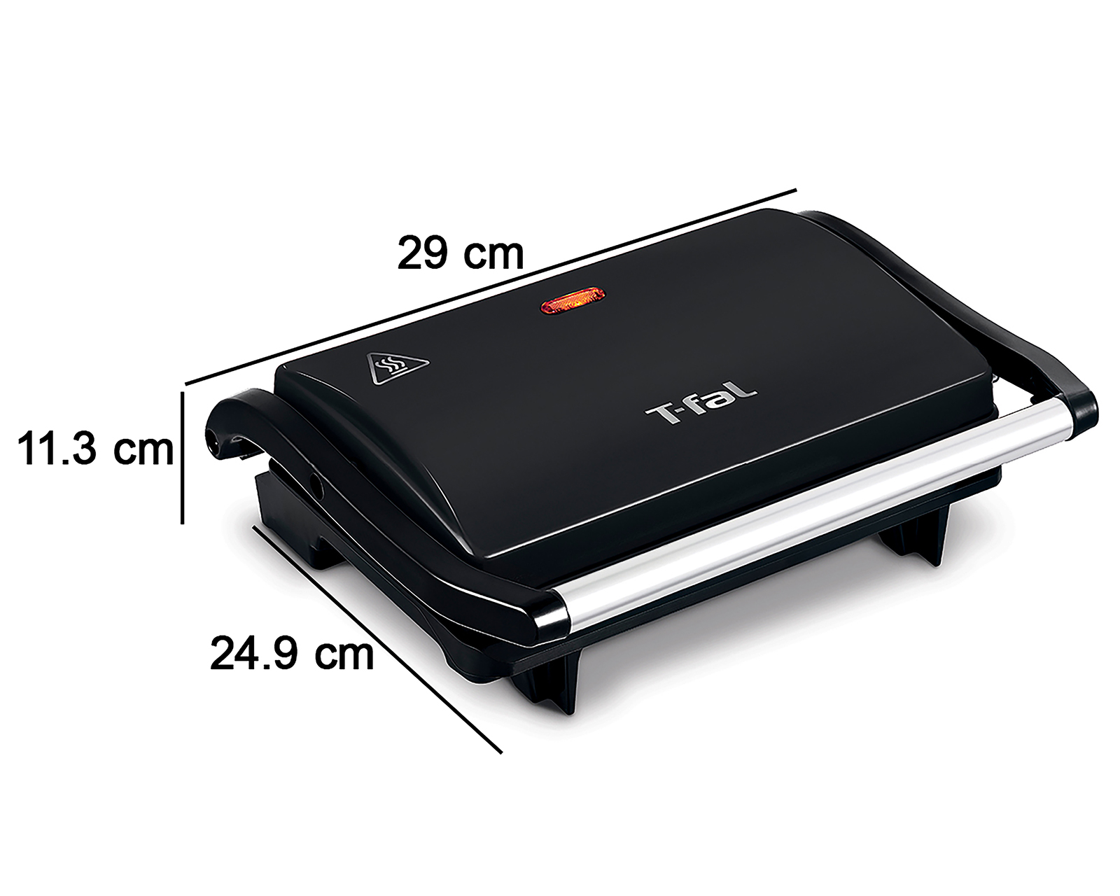 Foto 5 | Foto 5 | Parrilla Panini Compacta T-Fal SW3318MX Negra