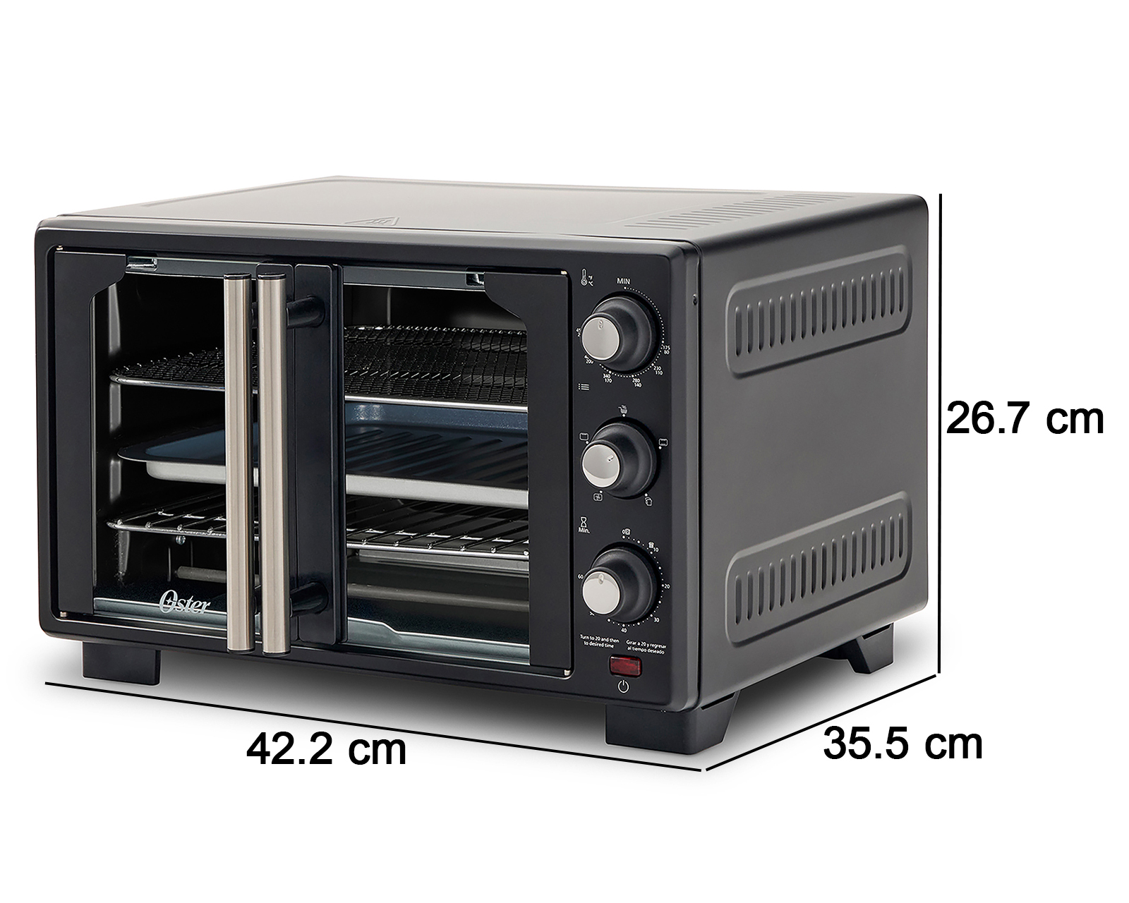 Foto 5 | Foto 5 | Horno Eléctrico Oster de 25 litros con 2 Accesorios