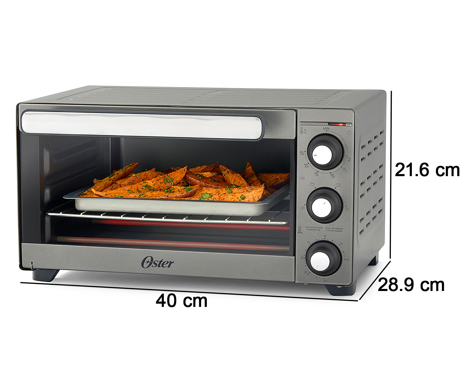 Foto 6 | Foto 6 | Horno Tostador Oster 2216219 15 Litros 3 Accesorios