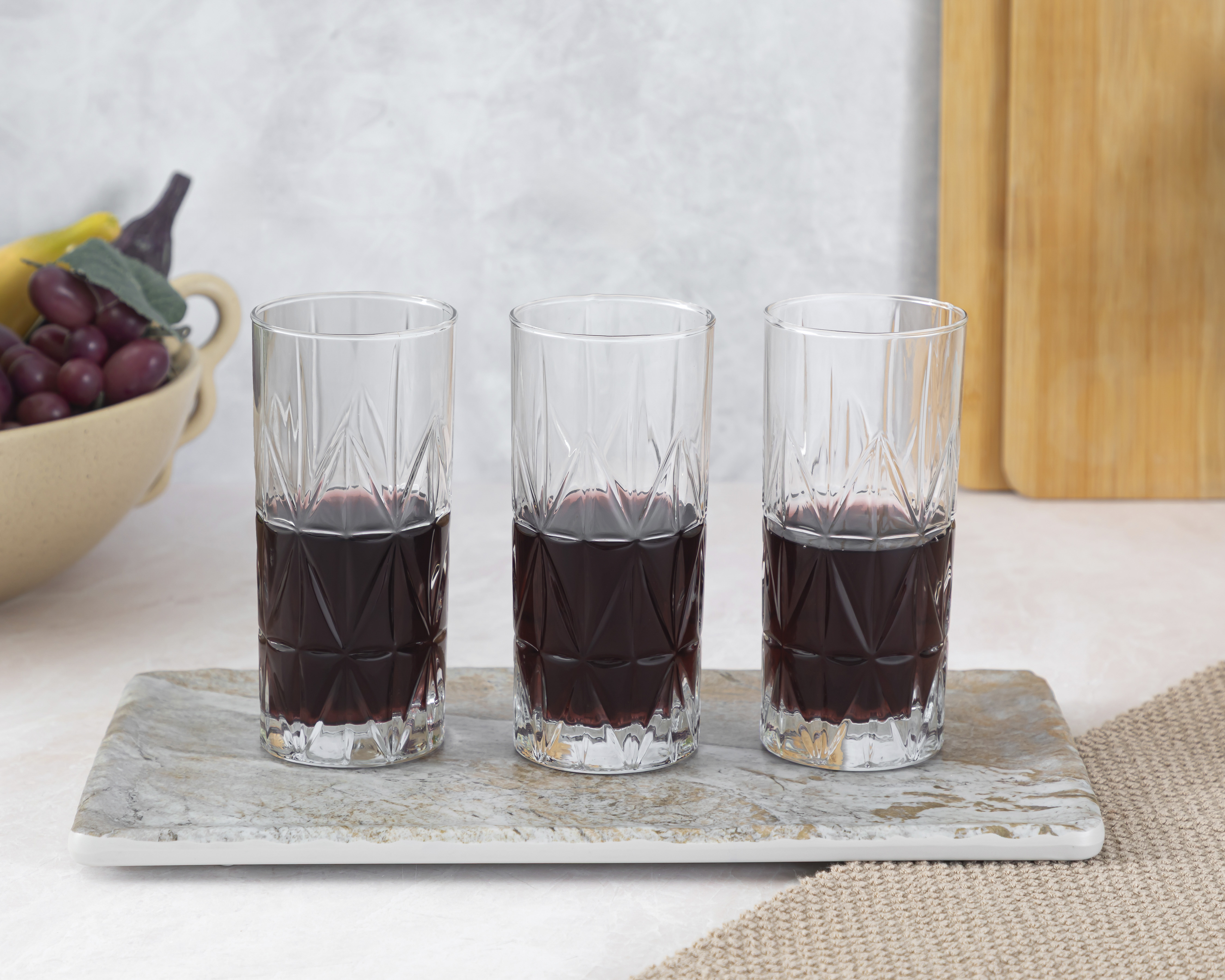 Foto 5 pulgar | Foto 4 | Vaso de Vidrio Glazé 360 ml 6 Piezas