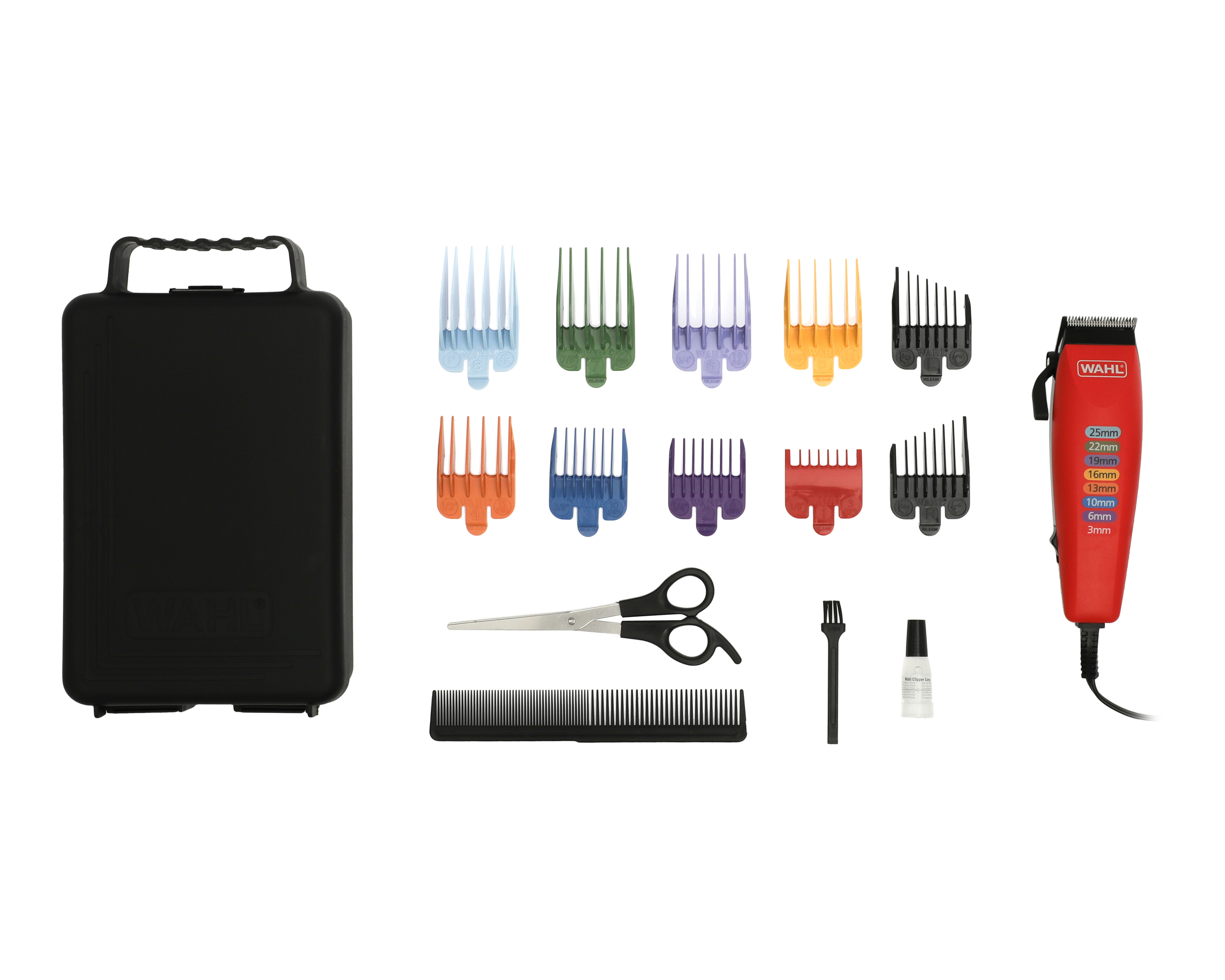 Foto 2 pulgar | Foto 1 | Kit de Máquina para Cortar Cabello Wahl Color Code con Cuchillas de Acero Inoxidable 17 Piezas