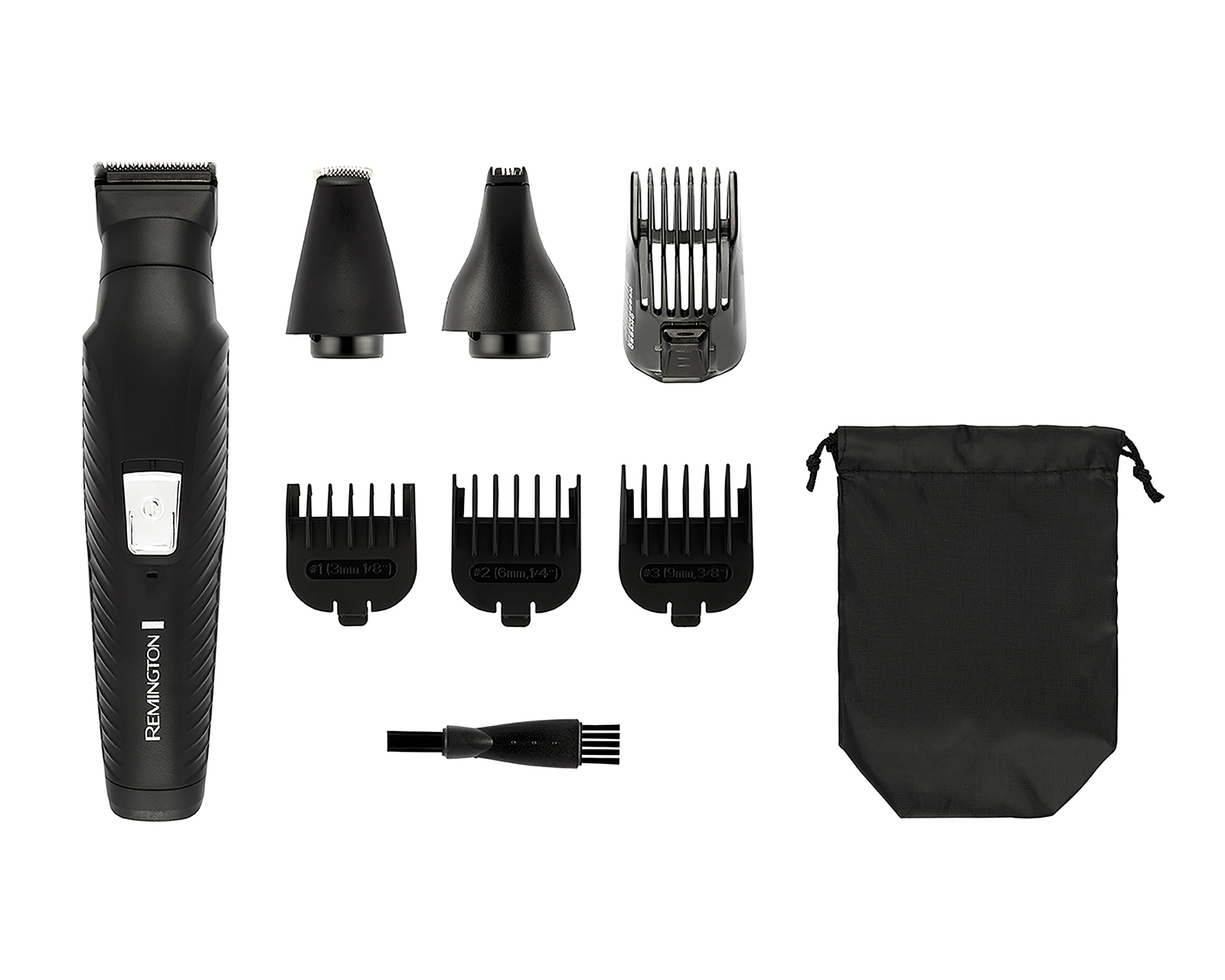 Rasuradora Recargable Remington Todo en Uno 9 Piezas