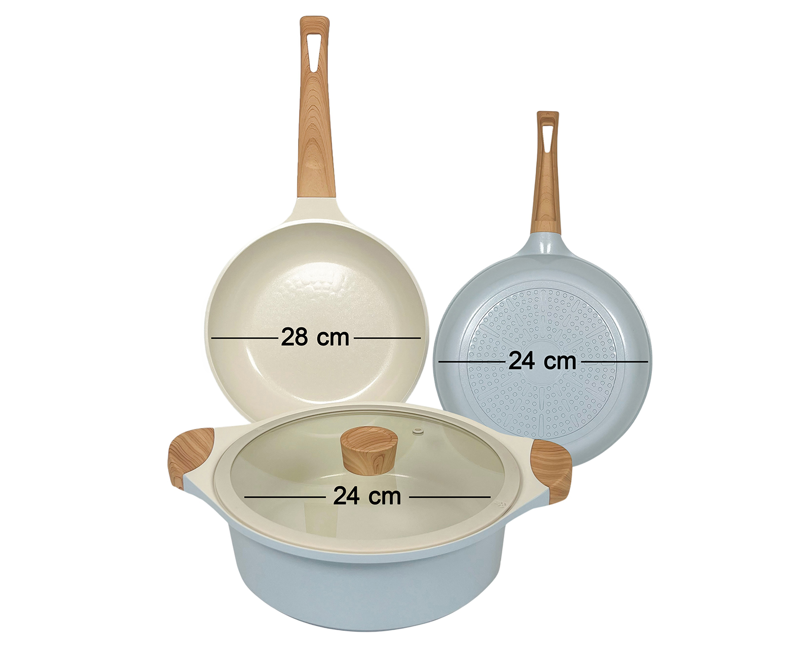 Foto 5 | Foto 5 | Batería de Cocina Alpro Coquette de Aluminio 4 Piezas