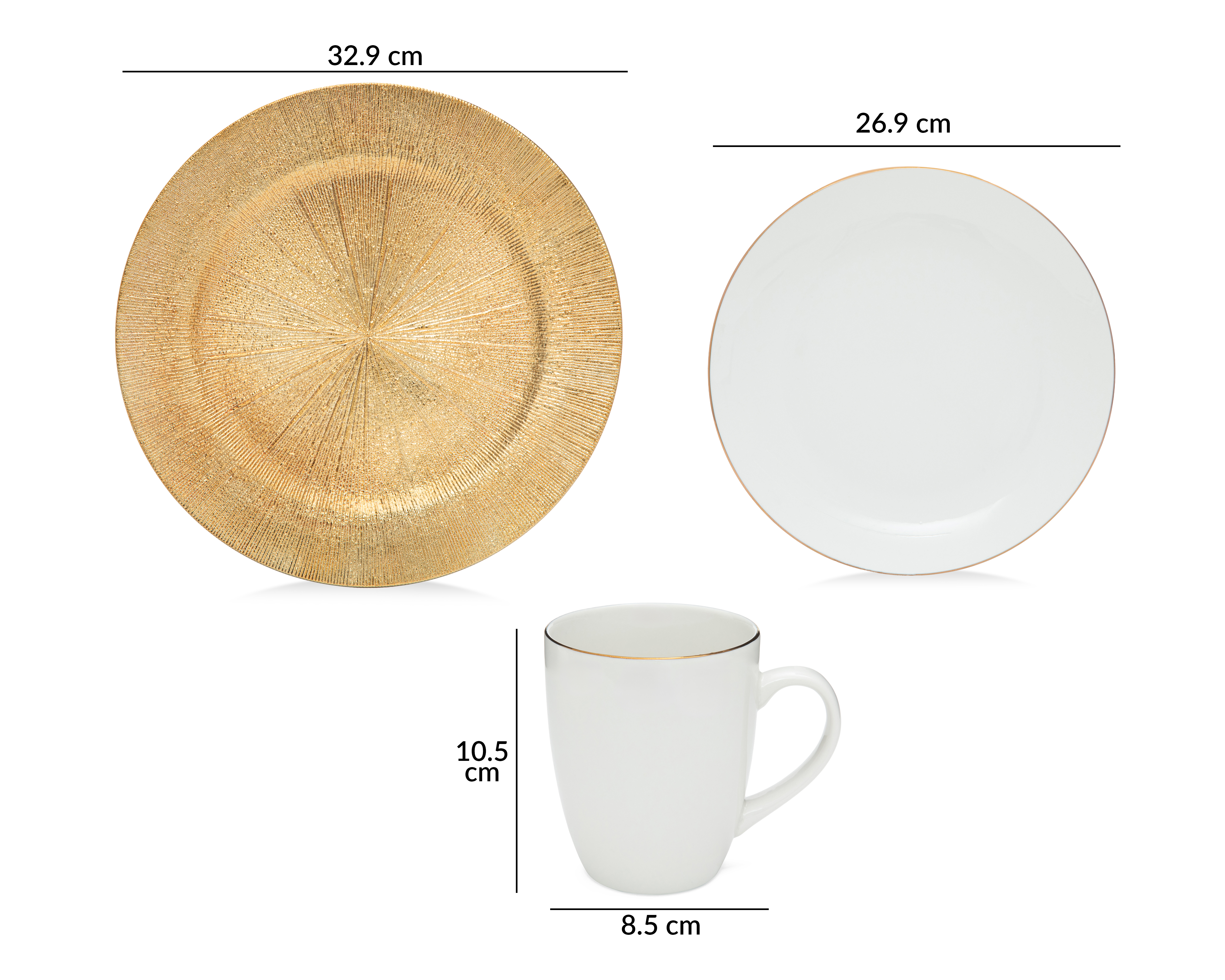 Foto 7 | Foto 7 | Vajilla de Porcelana Blanca para 4 Personas 36 Piezas