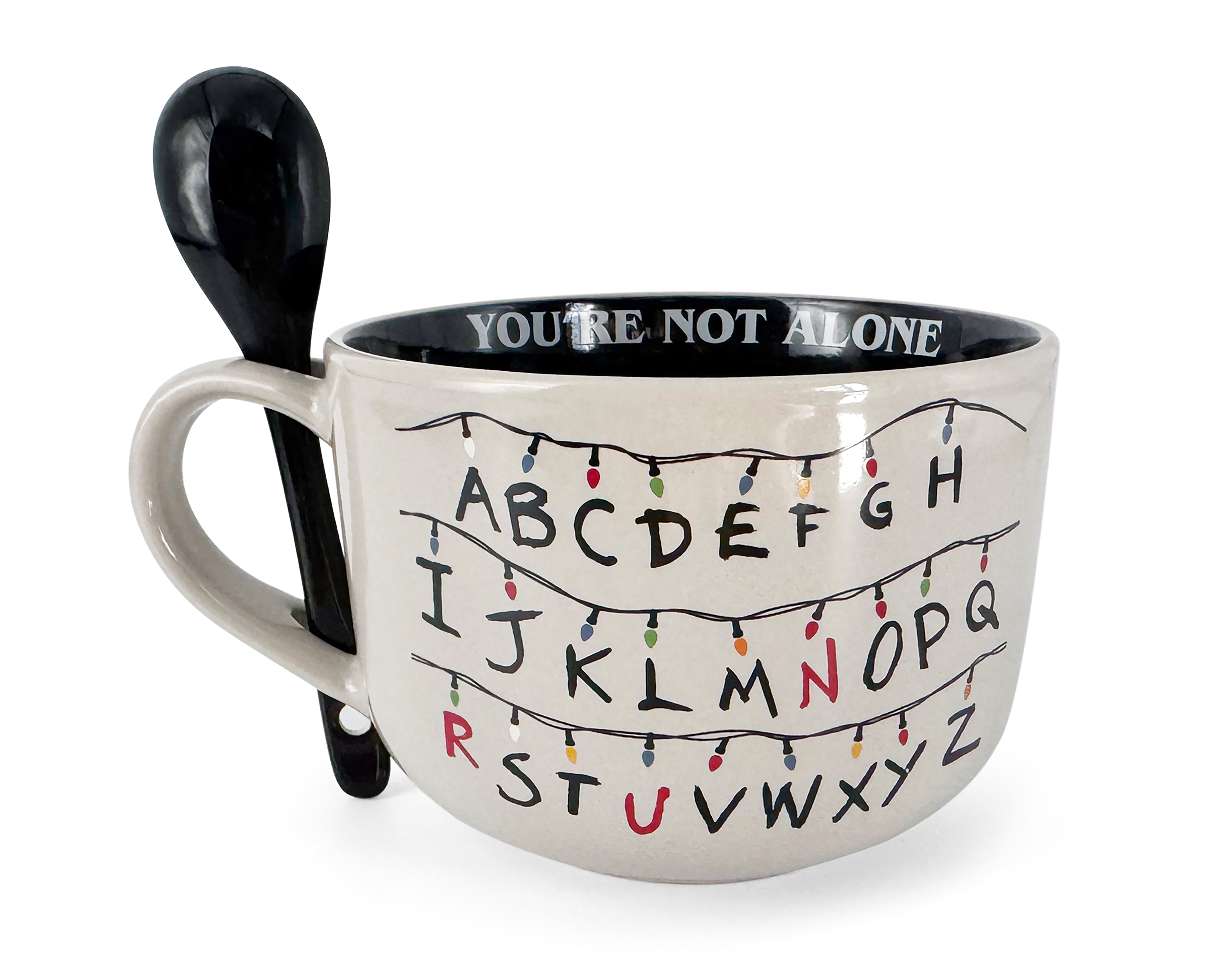 Foto 2 | Foto 2 | Taza con Cuchara de Cerámica Crown Baccara Stranger Things 500 ml