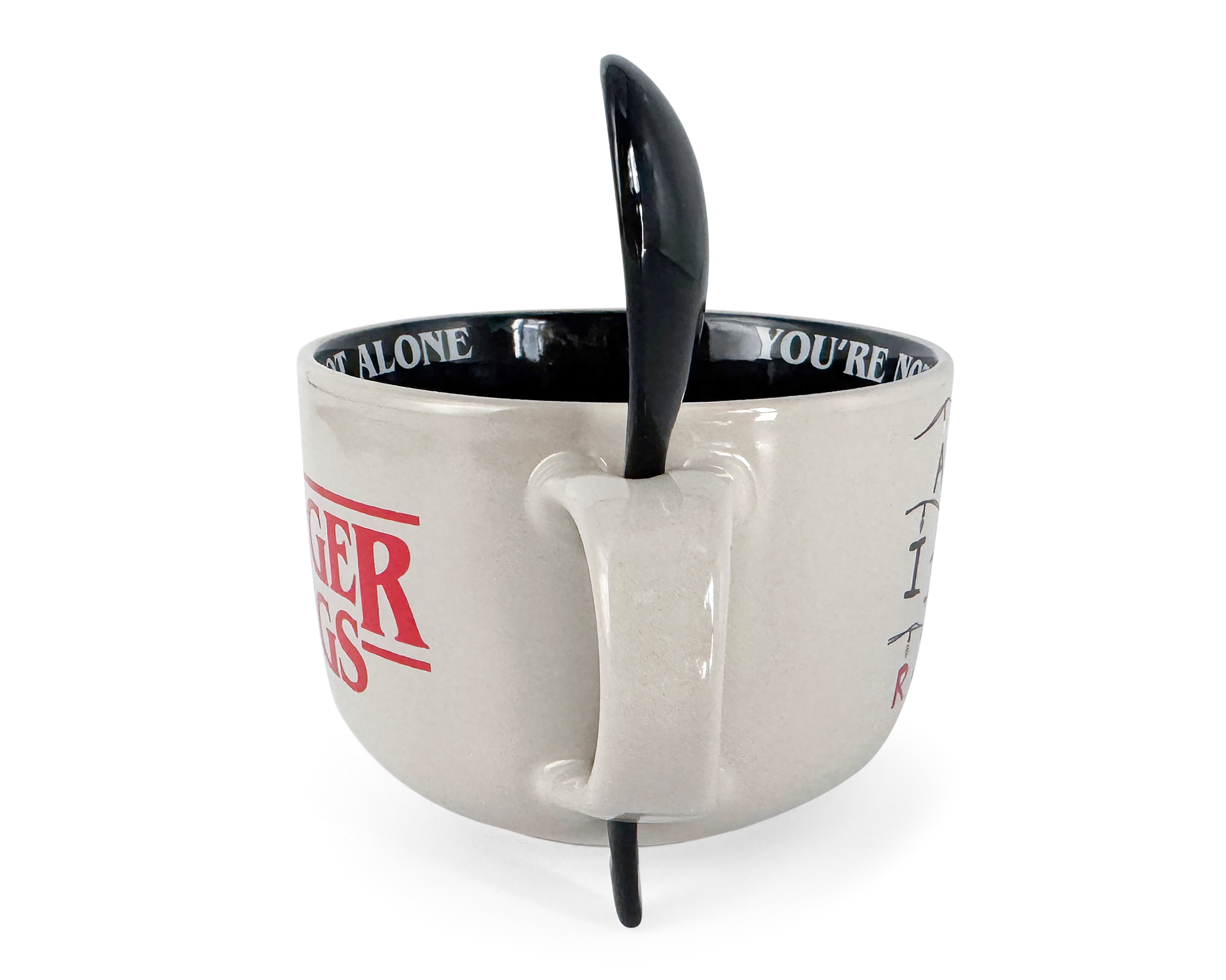 Foto 3 | Foto 3 | Taza con Cuchara de Cerámica Crown Baccara Stranger Things 500 ml