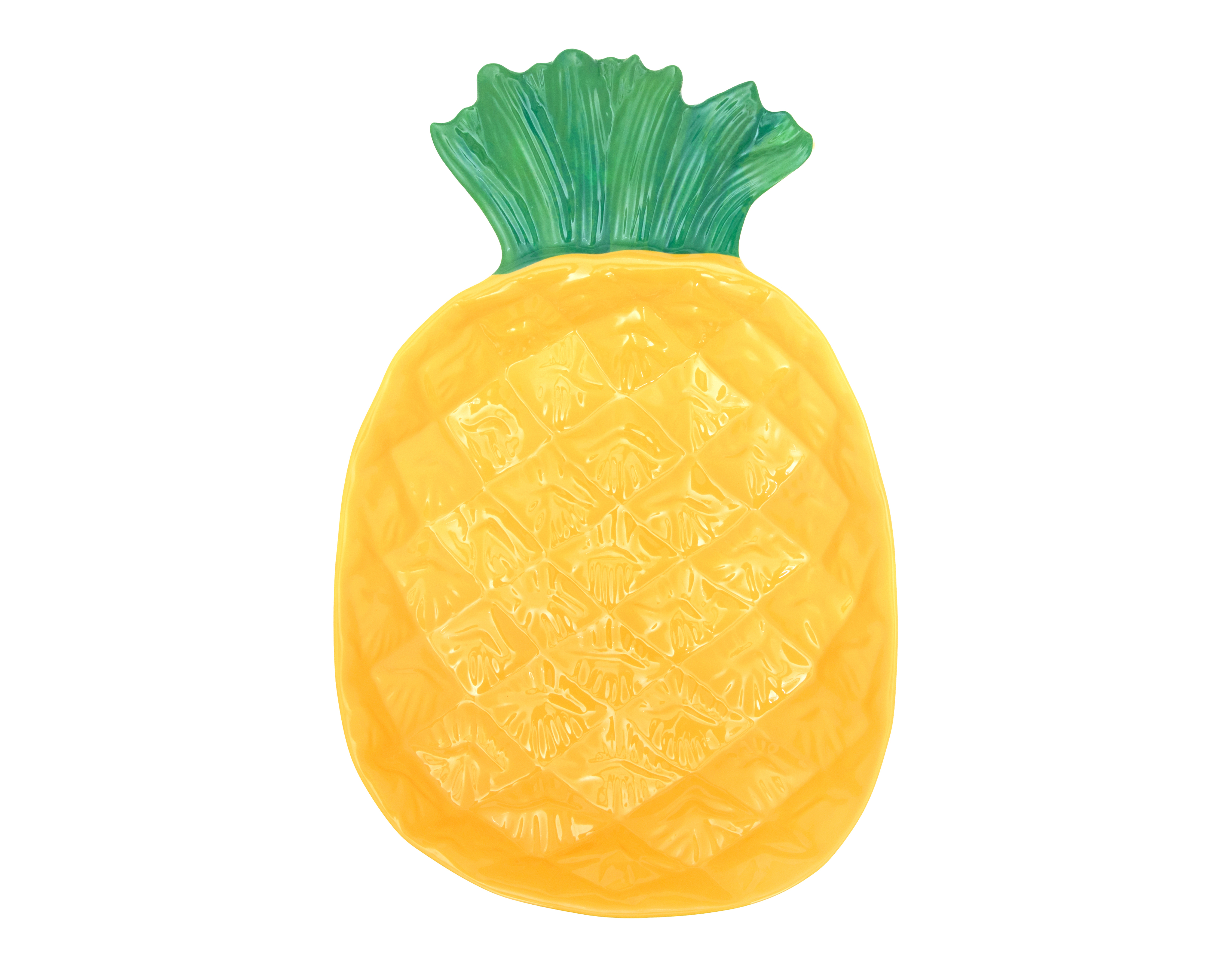 Foto 3 pulgar | Foto 2 | Platón Decorativo de Piña de Melamina