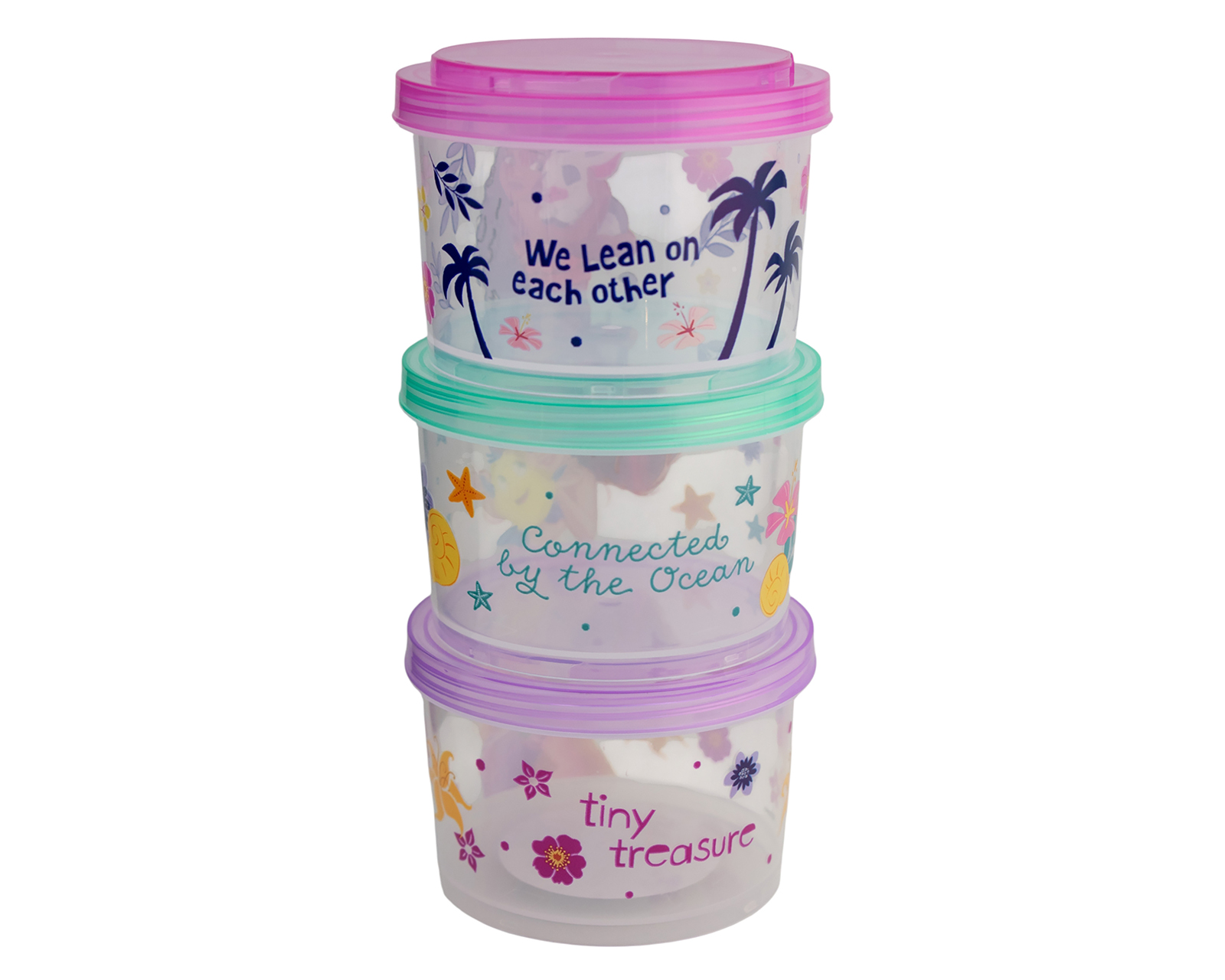 Foto 4 pulgar | Foto 3 | Contenedor de Plástico Fun Kids 3 Piezas