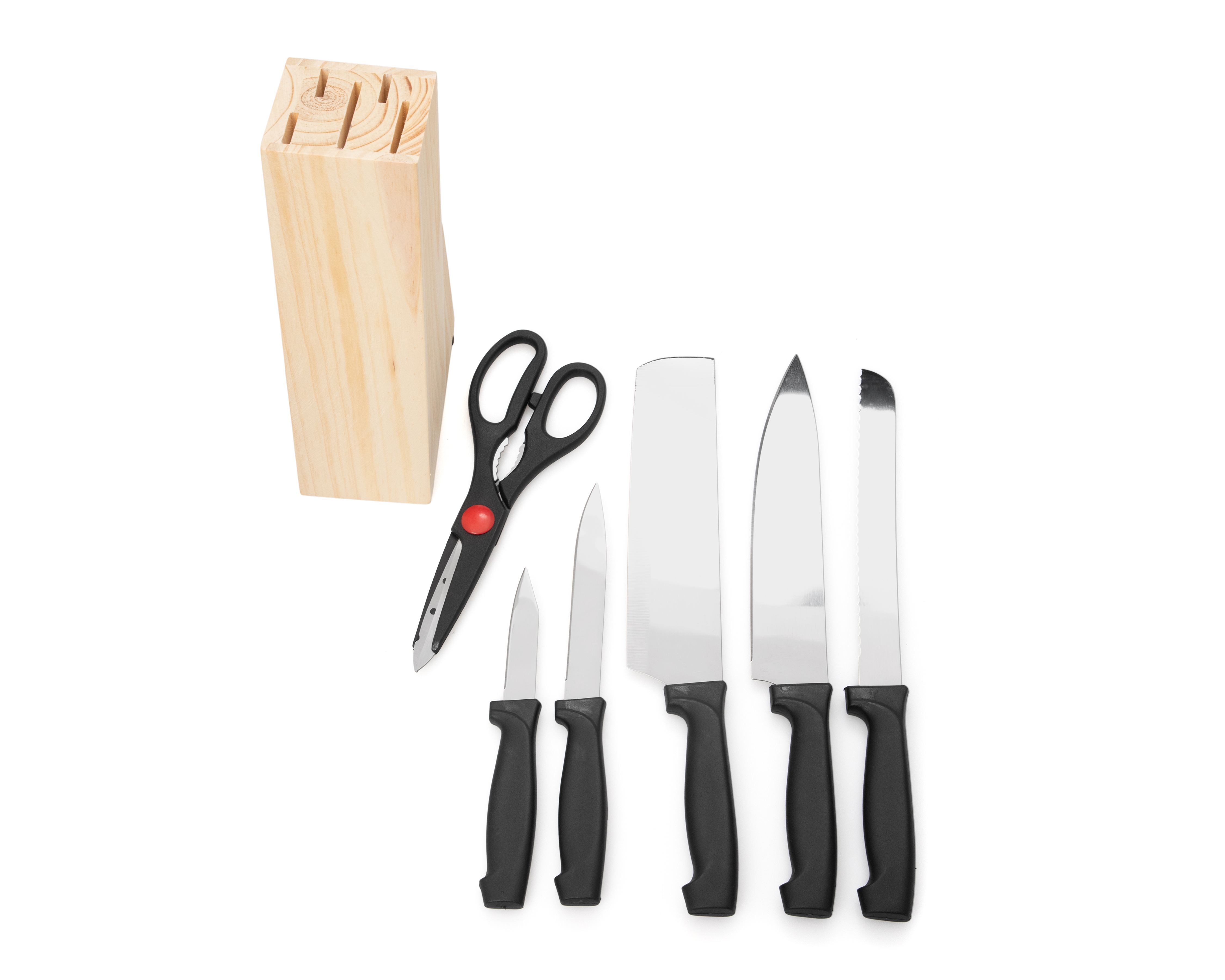 Foto 2 | Foto 2 | Juego de Cuchillos Chefmate con Base 7 Piezas