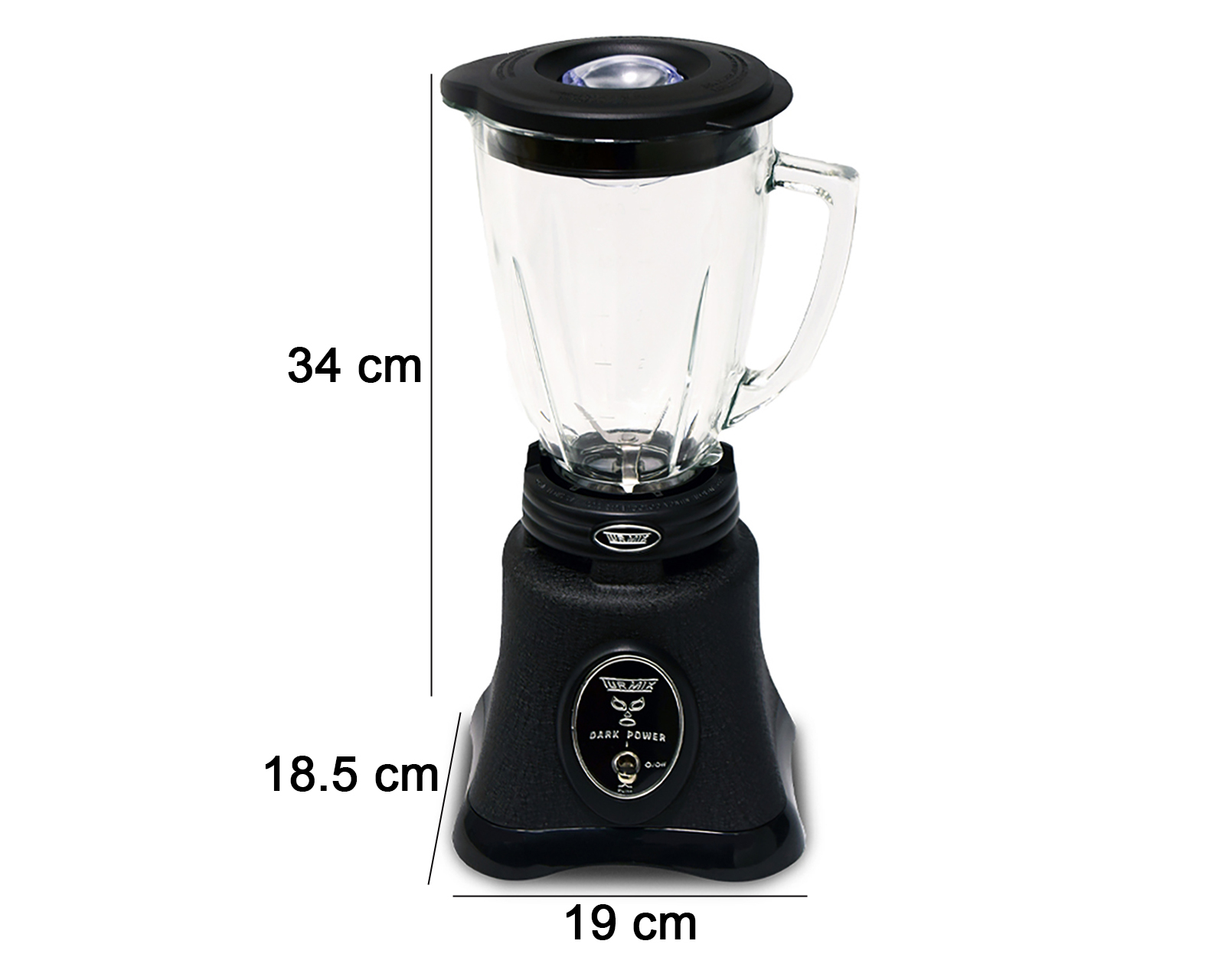 Foto 11 pulgar | Foto 10 | Licuadora Turmix Dark Power de 1 Velocidad con Vaso de Vidrio