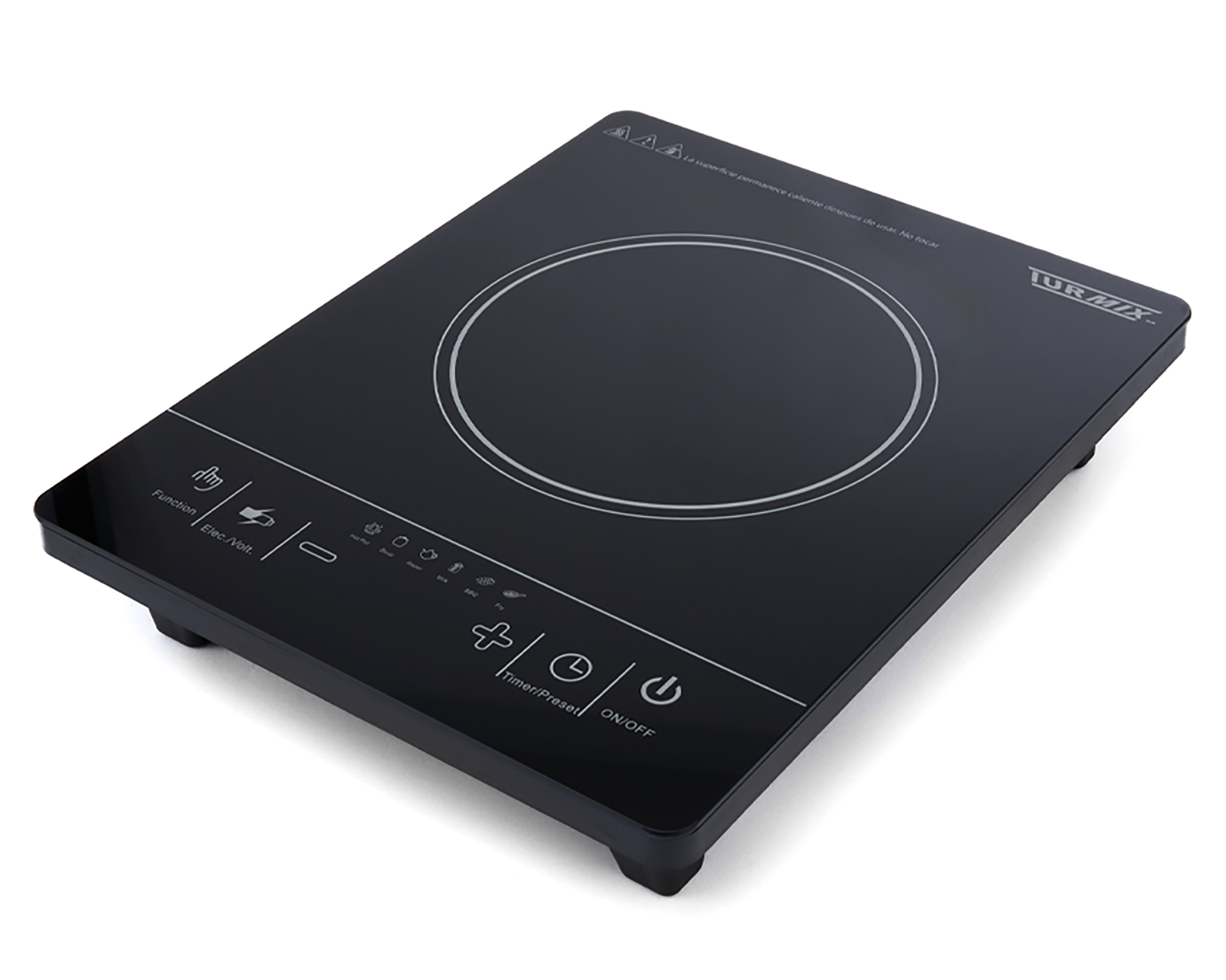 Parrilla de Inducción Turmix 29.9 cm Eléctrica Negra