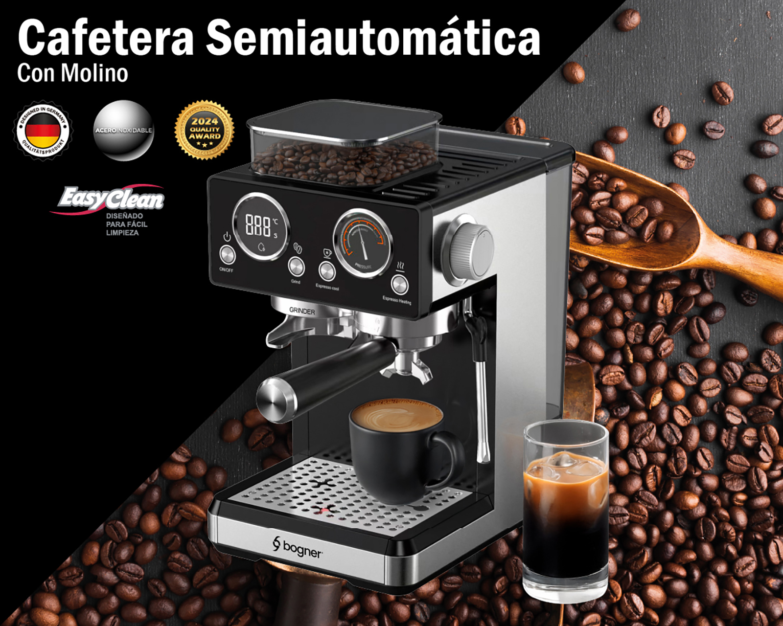 Foto 10 pulgar | Foto 9 | Cafetera Bogner BDCM20G 10 Tazas